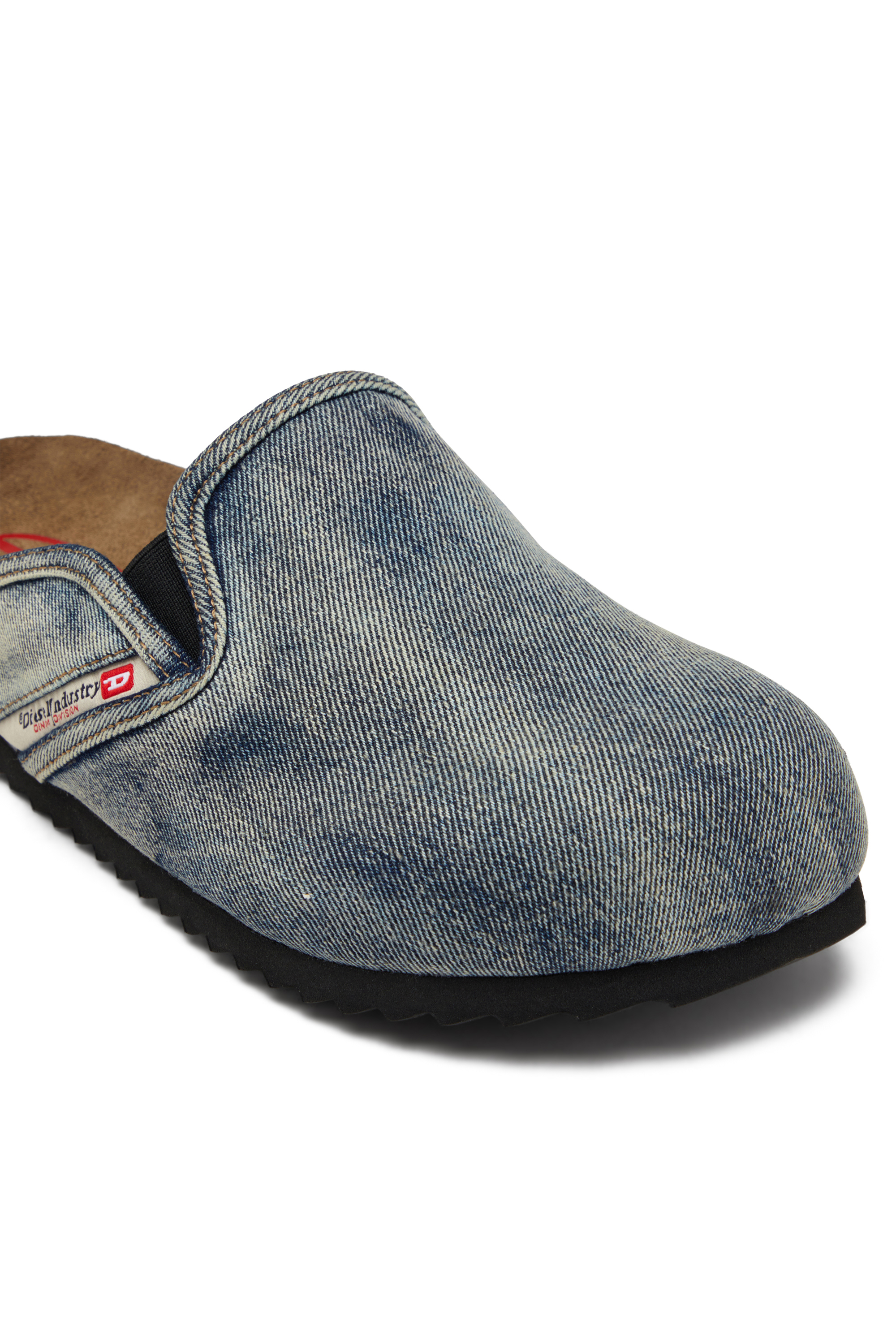 Diesel - D-WOODSTOCK SLIP-ON, Herren D-Woodstock-Mules aus Denim in Dunkelblau - 6