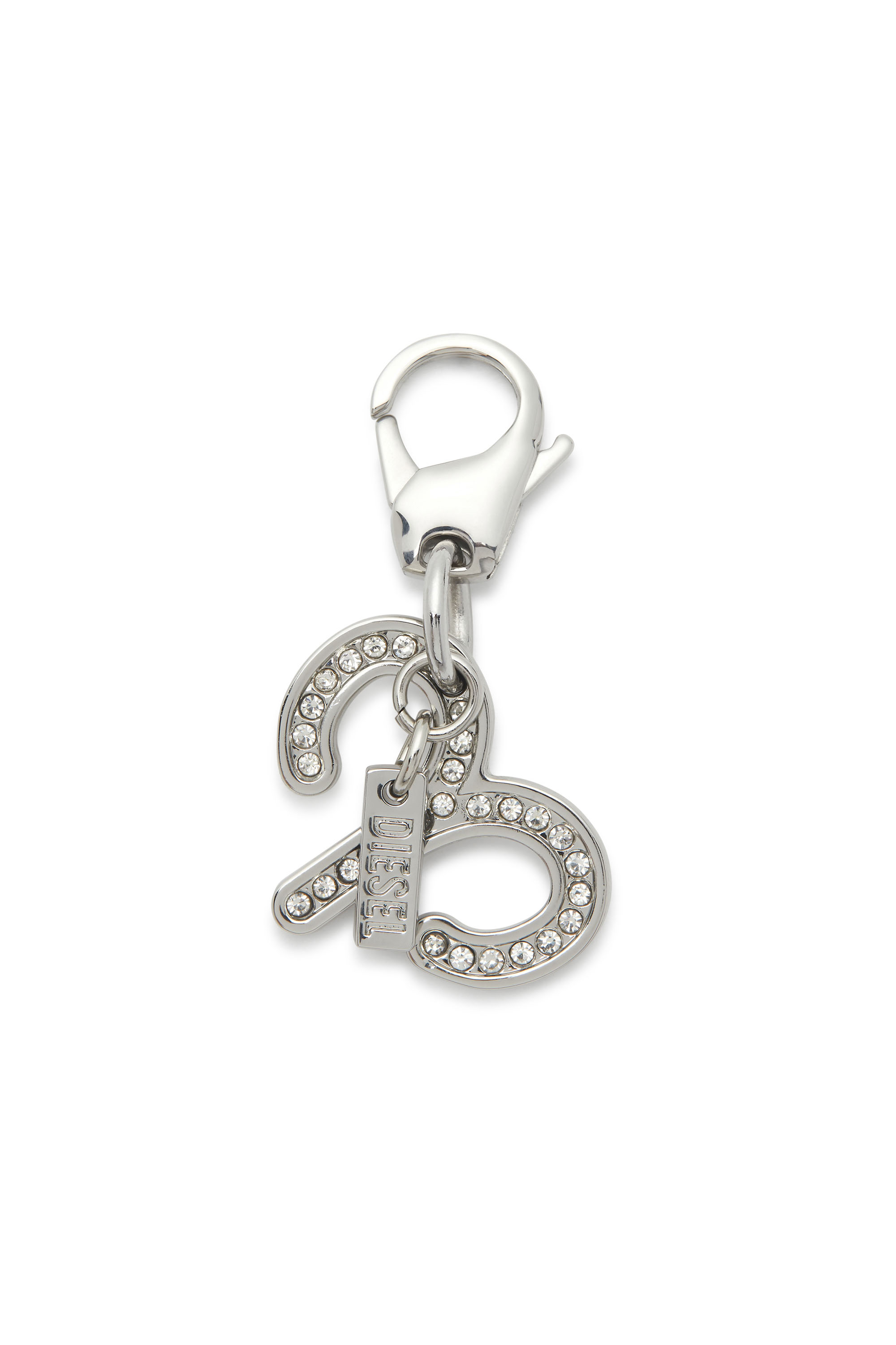 Diesel - CHARM ARIES, Unisex Metall-Anhänger „Aries“ mit Strasssteinen in Silber - 1
