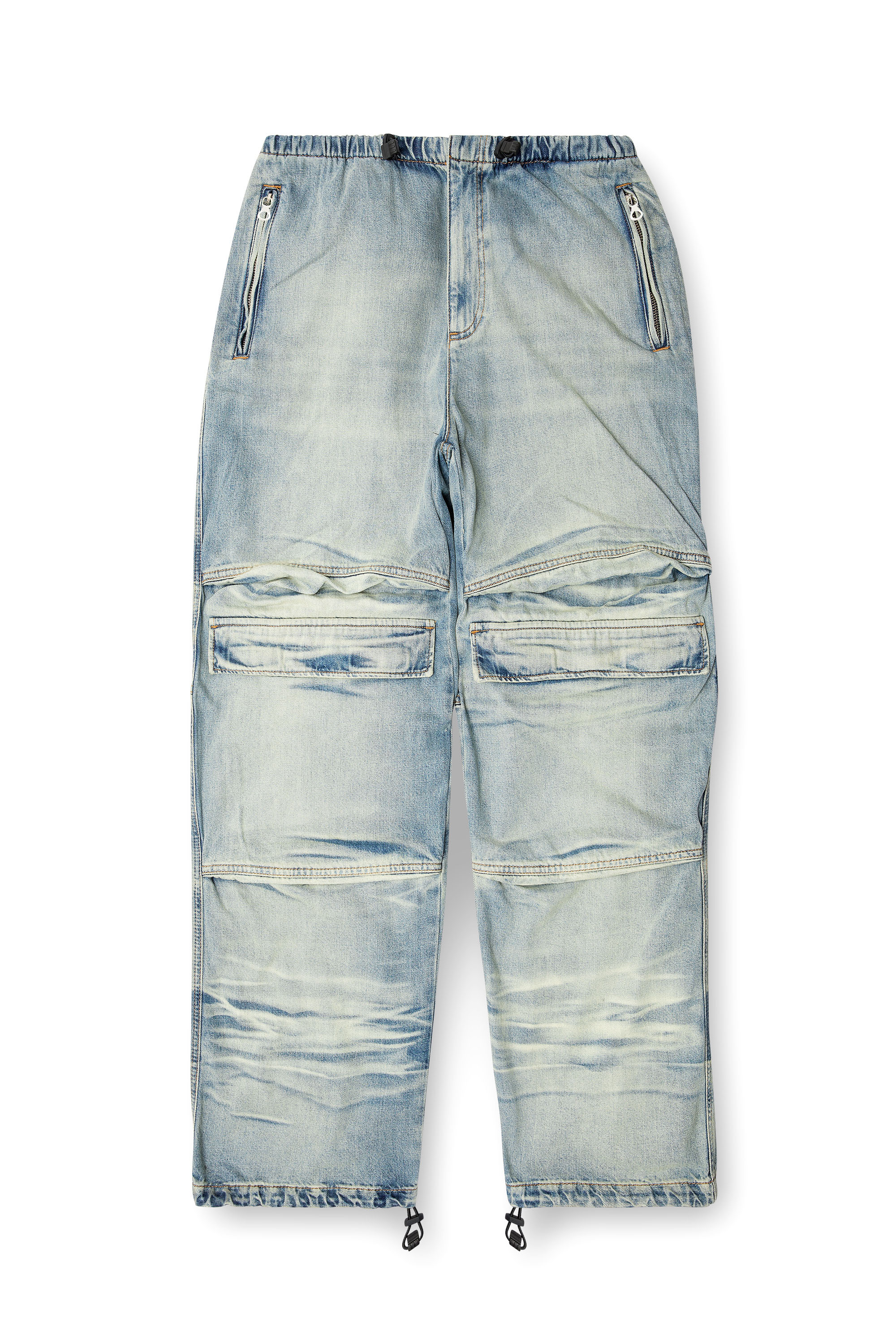 Diesel - Unisex Relaxed Jeans D-Dayetz 0ABDF, Hellblau - 4