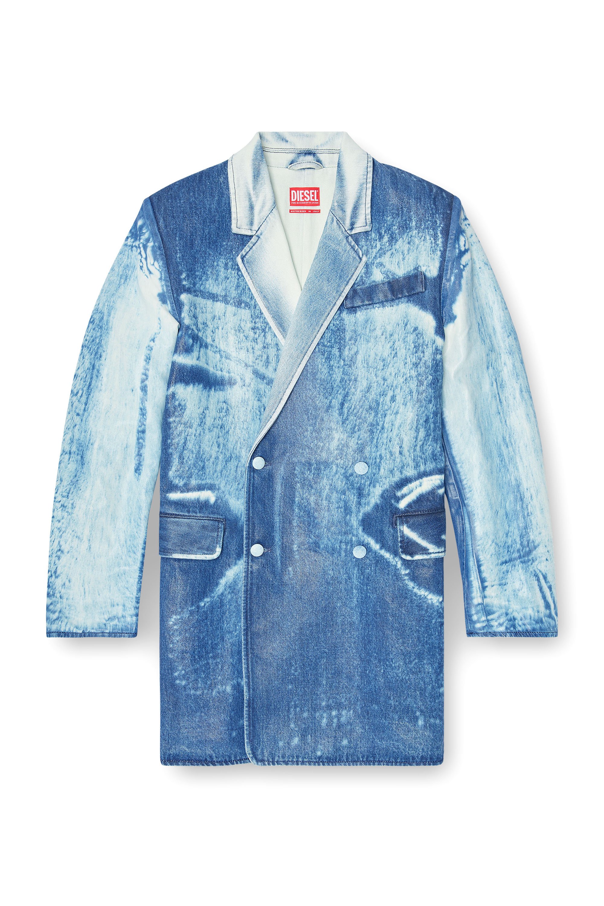 Diesel - DE-LUMEA-FSI1, Woman's Blazer in X-Ray denim in Blue - 3