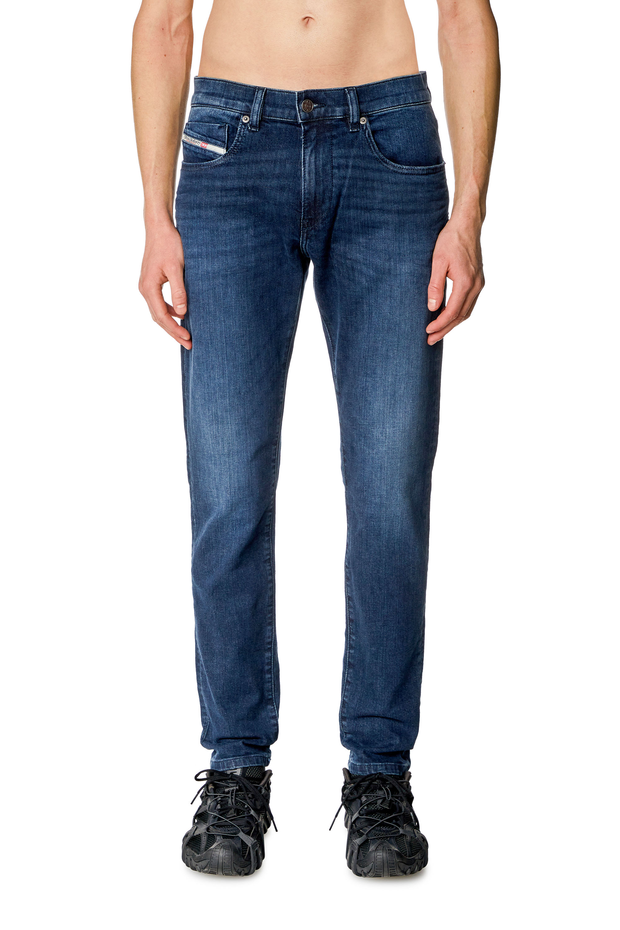 Diesel - Man Slim Jeans 2019 D-Strukt 0CNAA, Dark Blue - Image 2