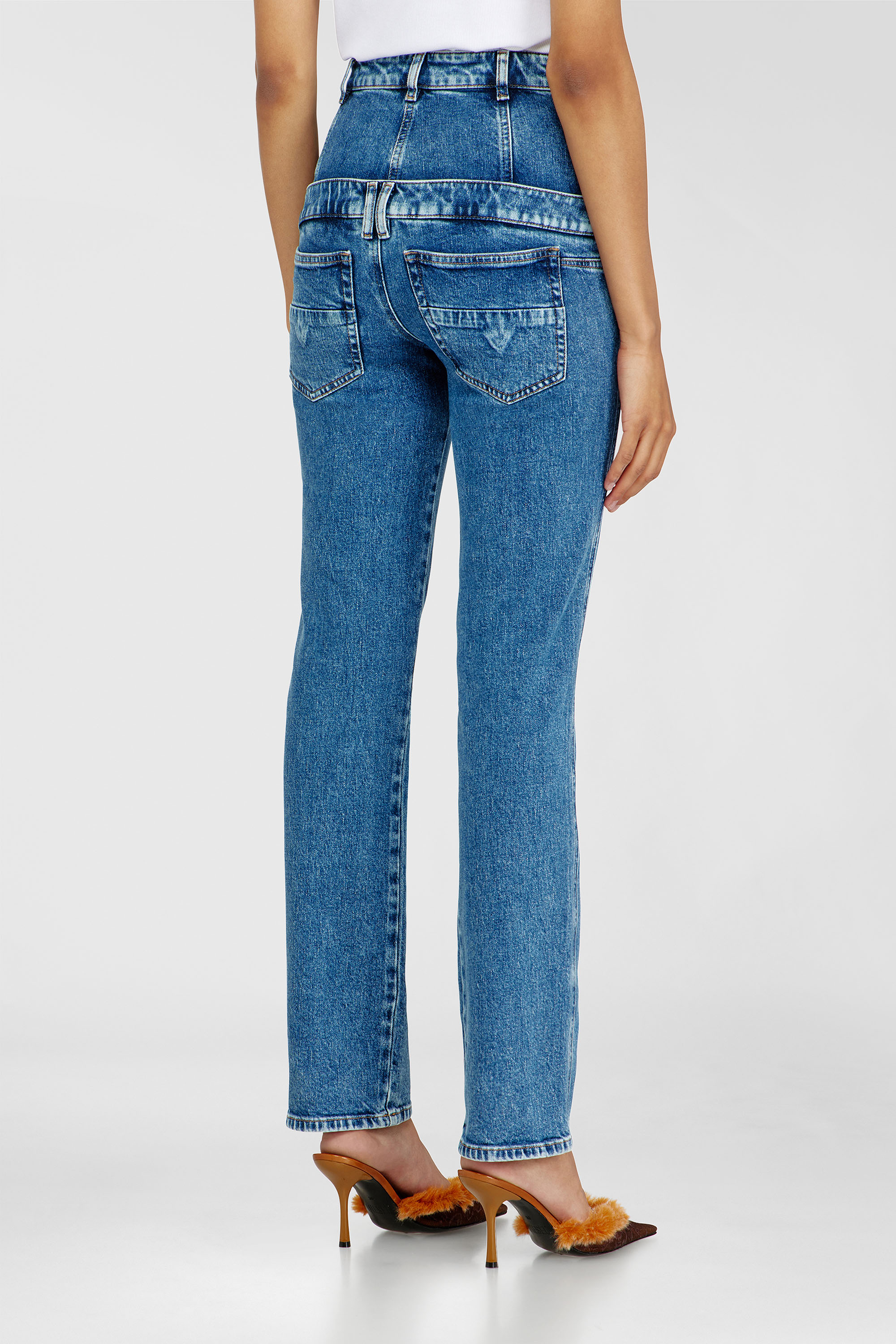 Diesel - Damen Slim Jeans D-Fynora 007EU, Mittelblau - 5