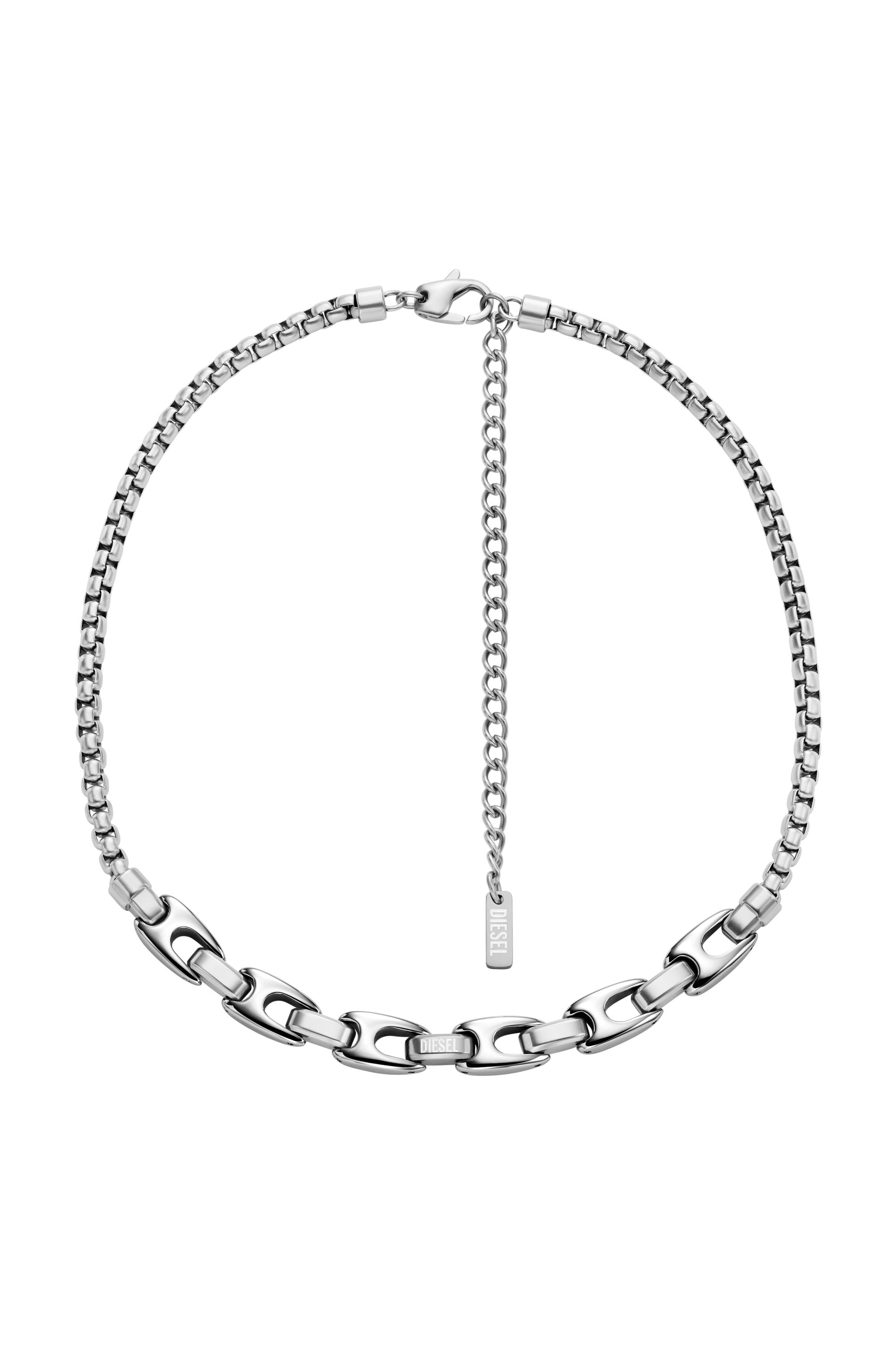 Diesel - DX1650040 JEWELLERY, Unisex Edelstahl-Tropfen-Ohrring in Silber - 1