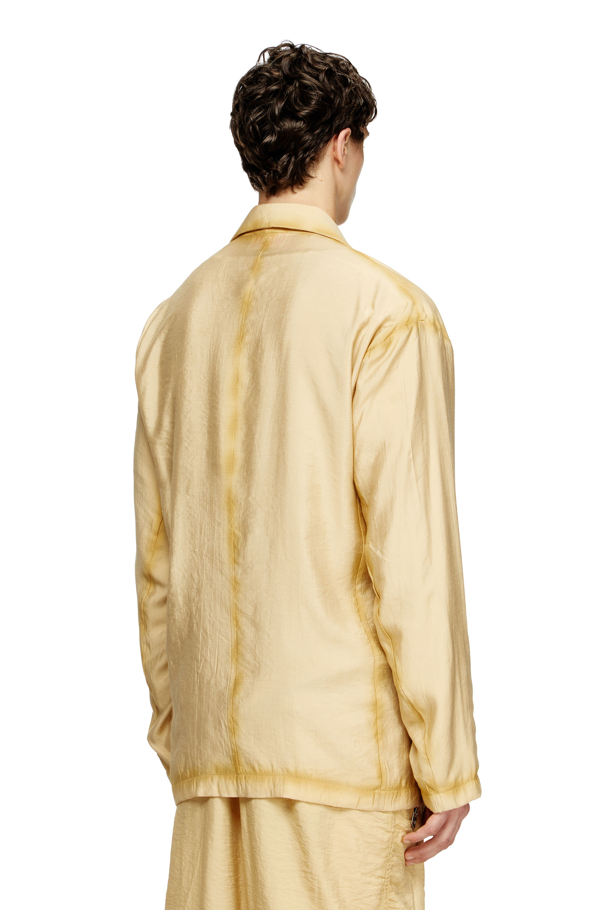 Diesel - J-KEYSERY, Herren Zweireihiger zerknitterter Blazer in Beige - 3