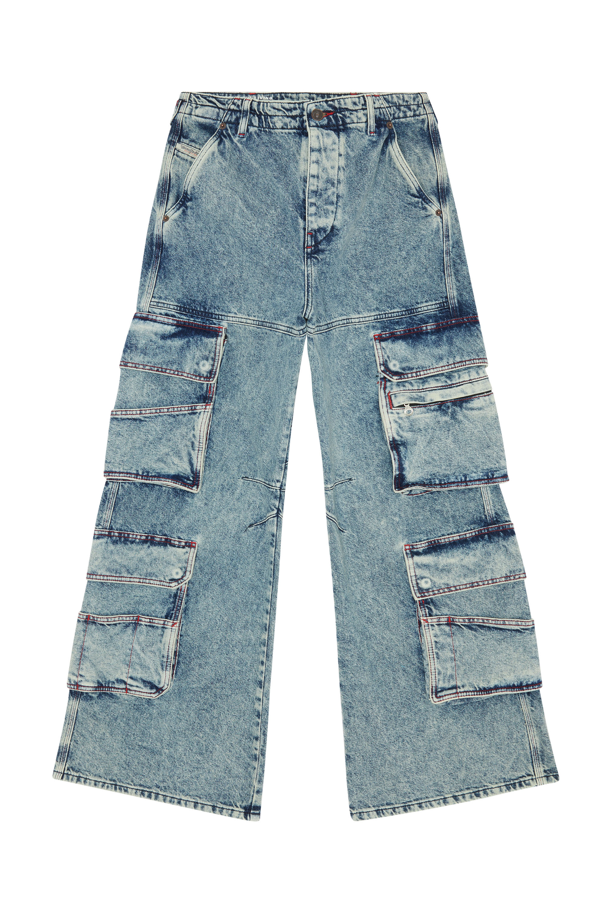 Diesel - Damen Relaxed Jeans 1996 D-Sire 0EMAN, Mittelblau - 2