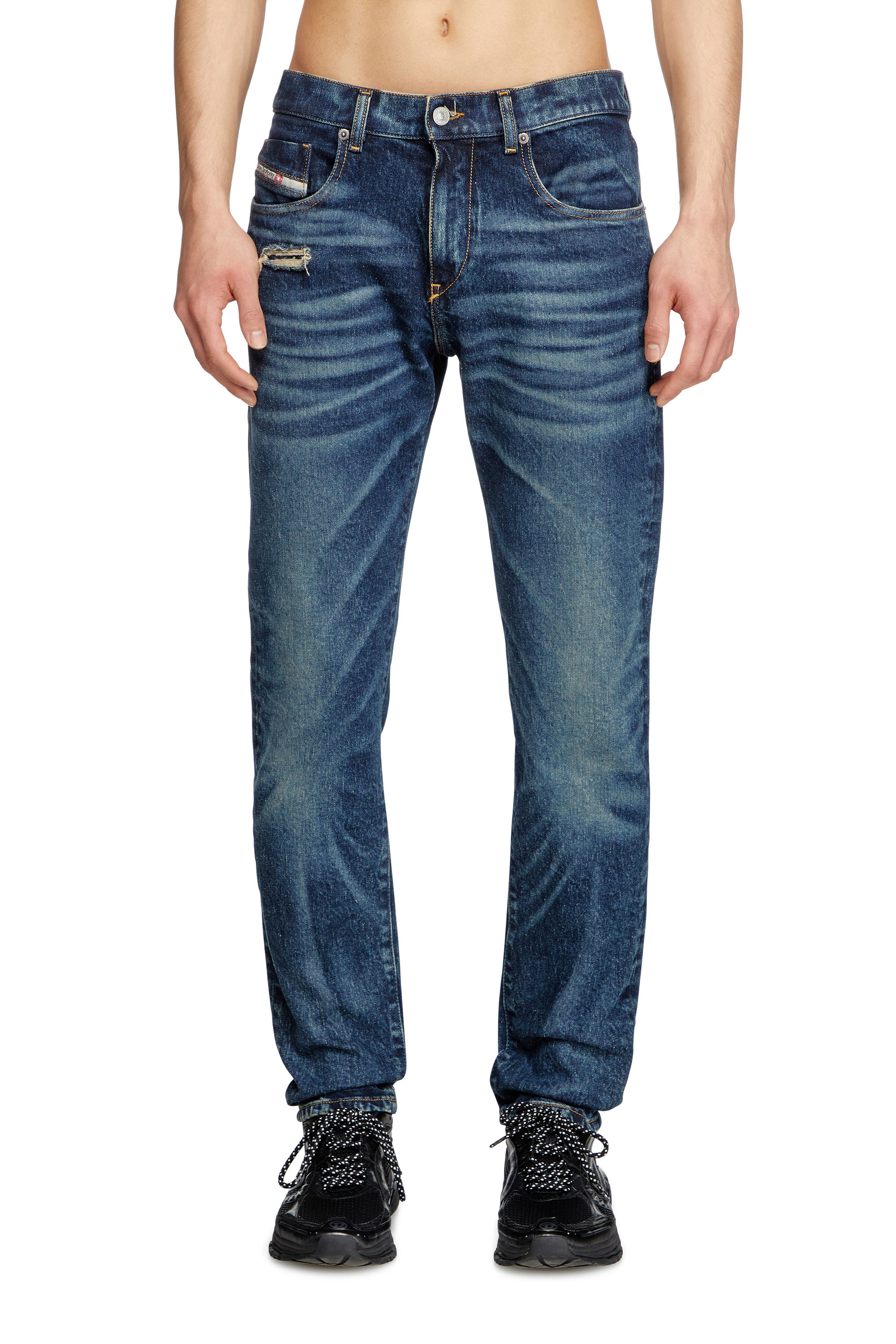 Diesel - Herren Slim Jeans 2019 D-Strukt 007Y3, Dunkelblau - 2