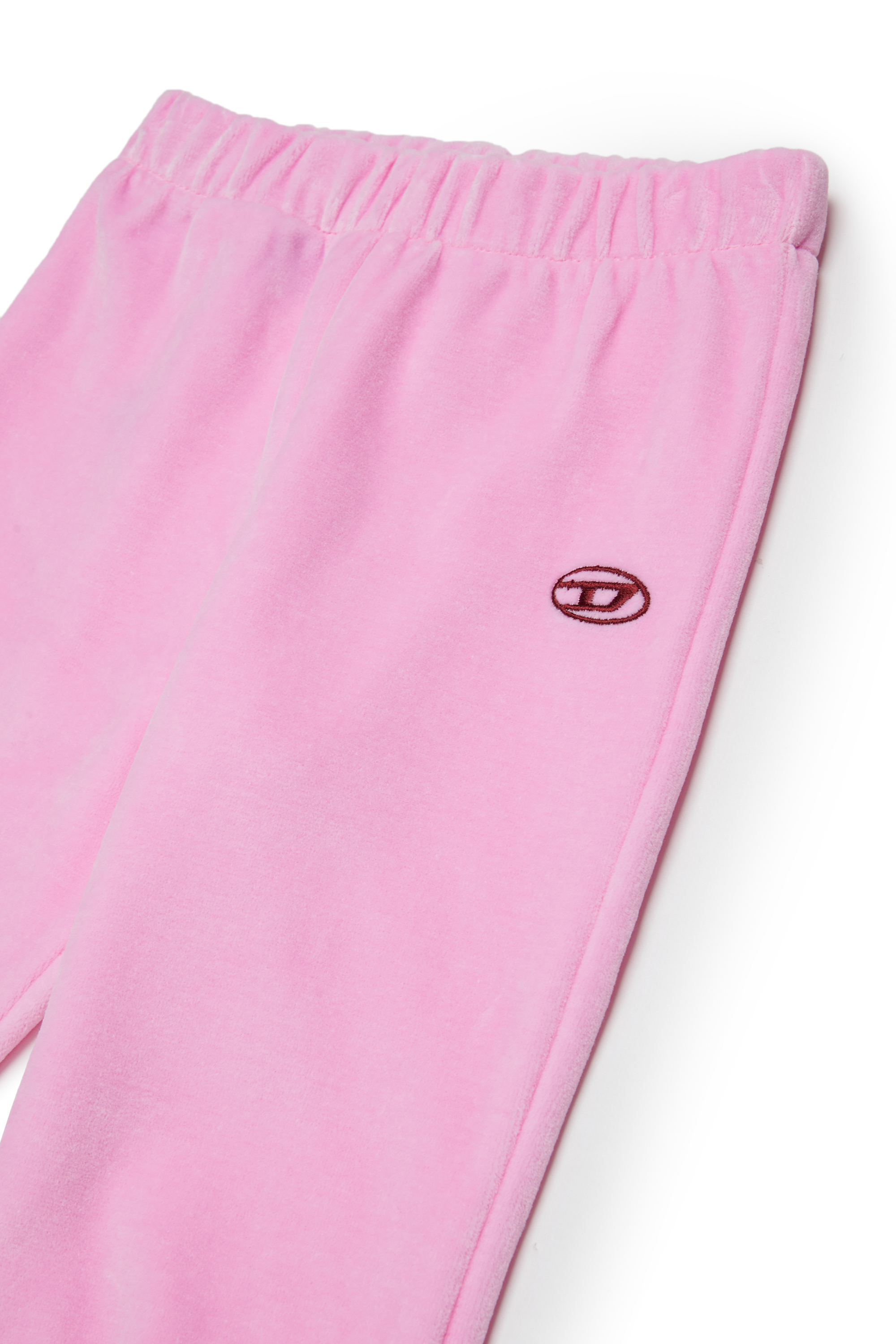Diesel - PHENIB, Herren Samtweatpants mit Oval D Stickerei in Rosa - 3