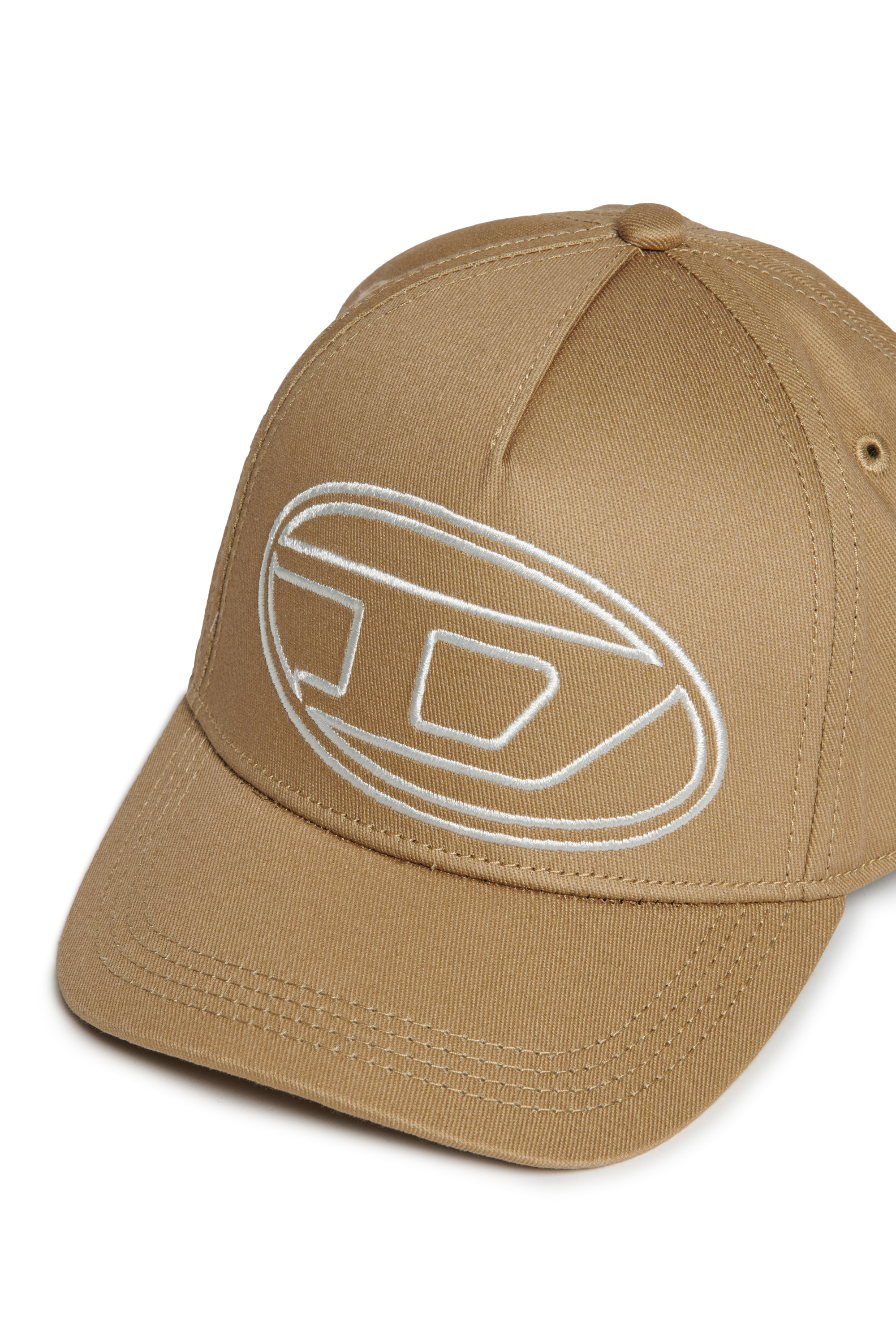 Diesel - FRENDIL, Herren Basecap mit besticktem Oval D in Hellbraun - 3