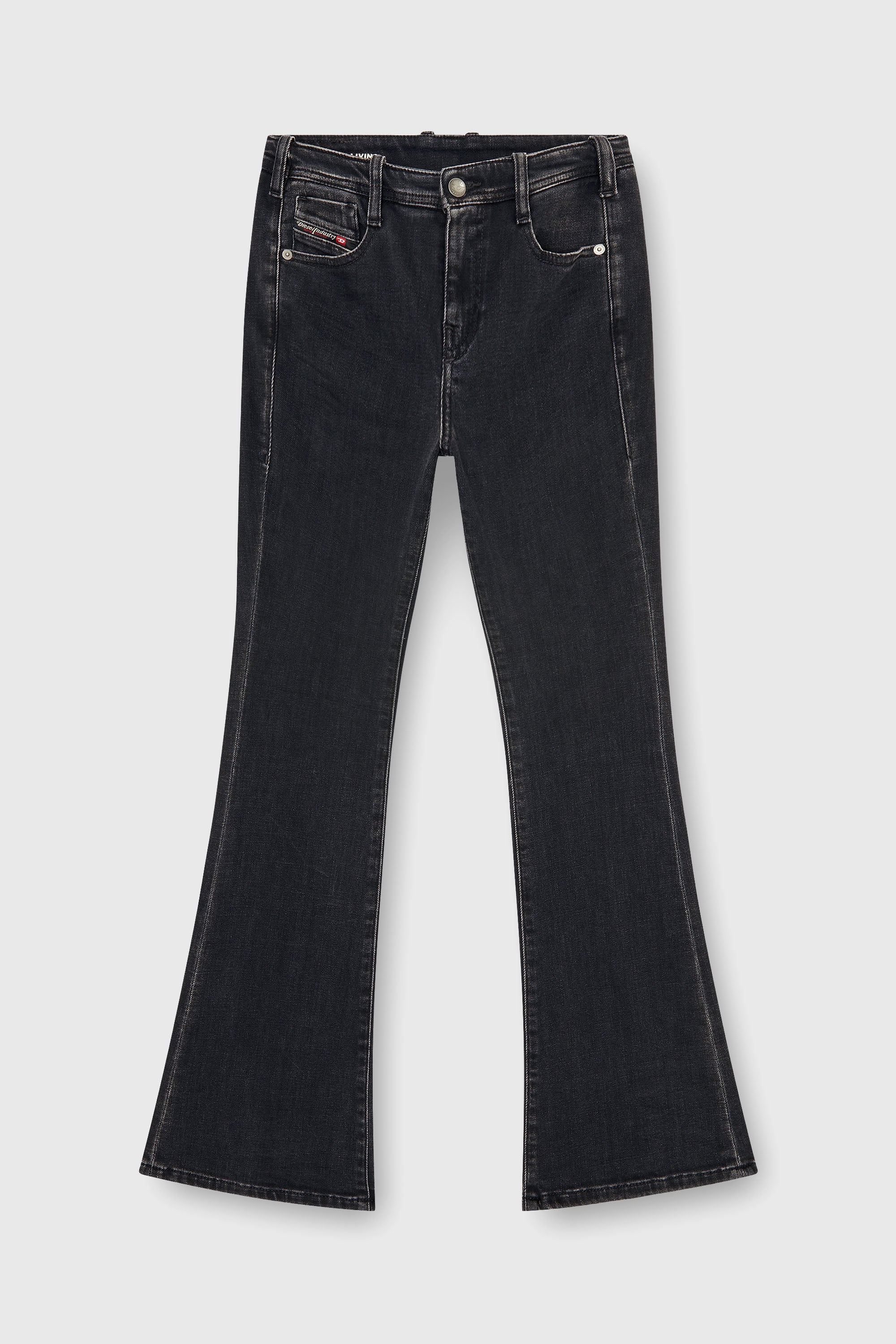 Diesel - Damen Bootcut Jeans 1969 D-Ebbey 09P75, Schwarz/Dunkelgrau - 2