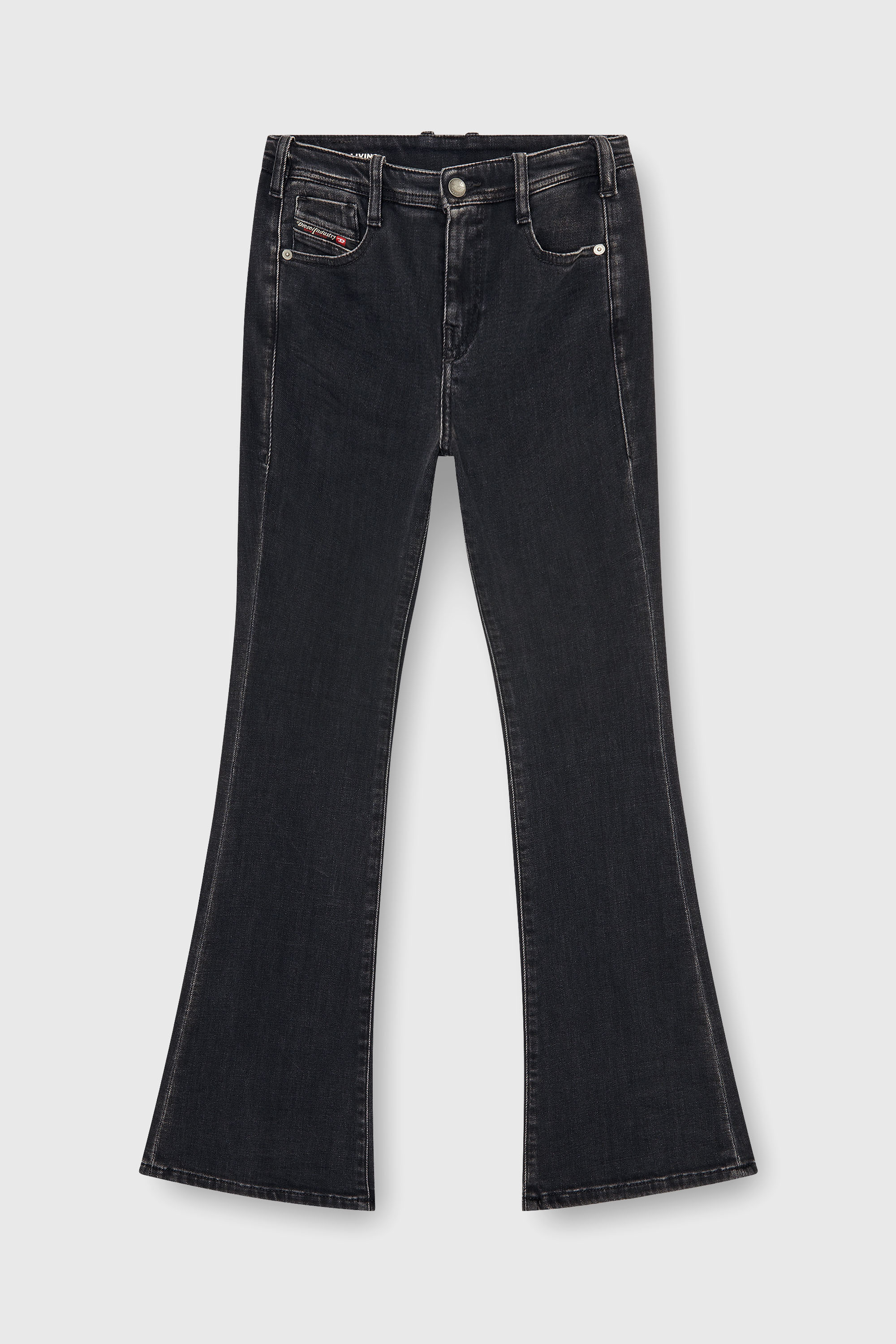 Diesel - Damen Bootcut Jeans 1969 D-Ebbey 09P75, Schwarz/Dunkelgrau - 6