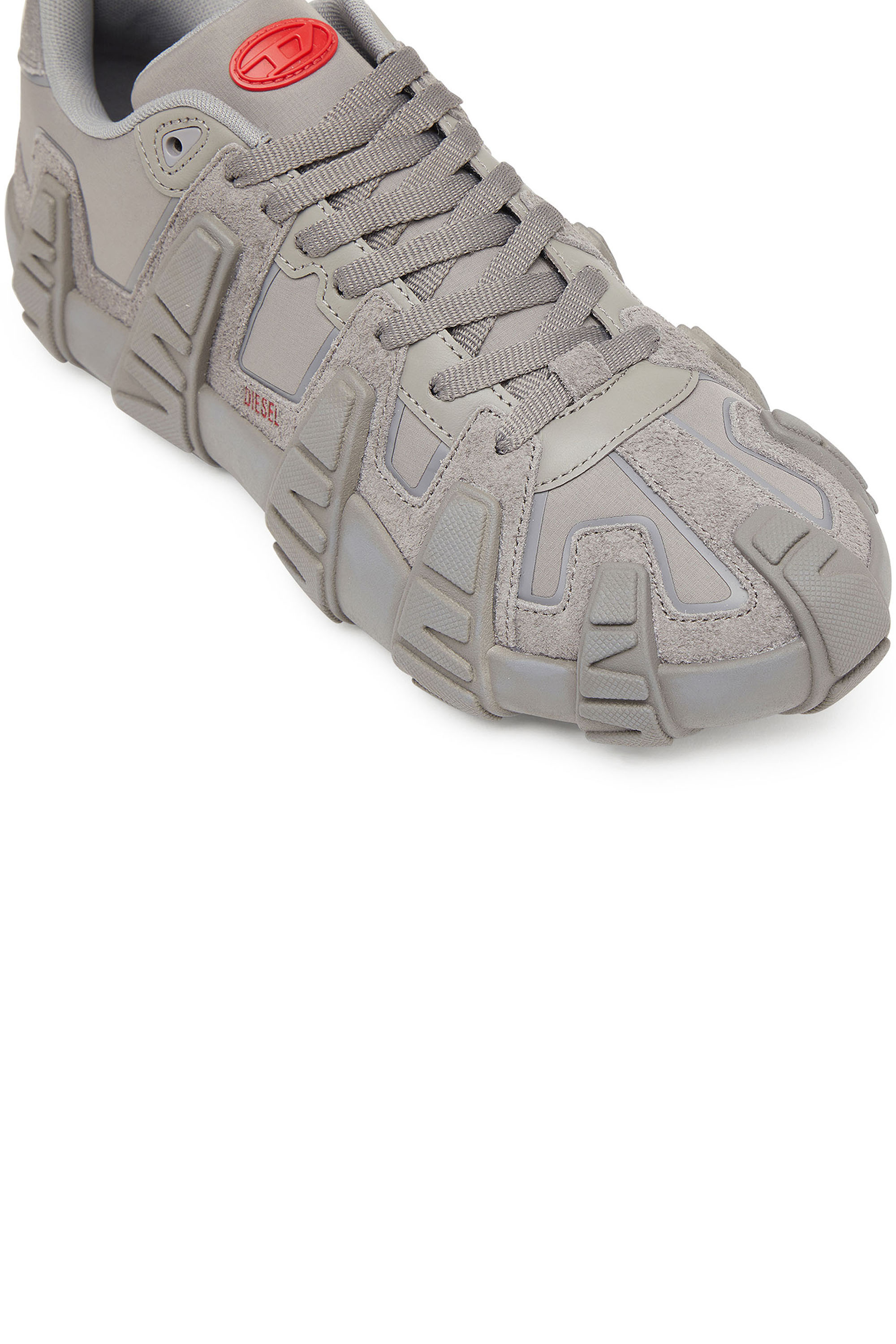 Diesel - S-D-GRIFFE LOW, Herren S-D-Griffe - Turnschuhe aus Nylon in Grau - 6