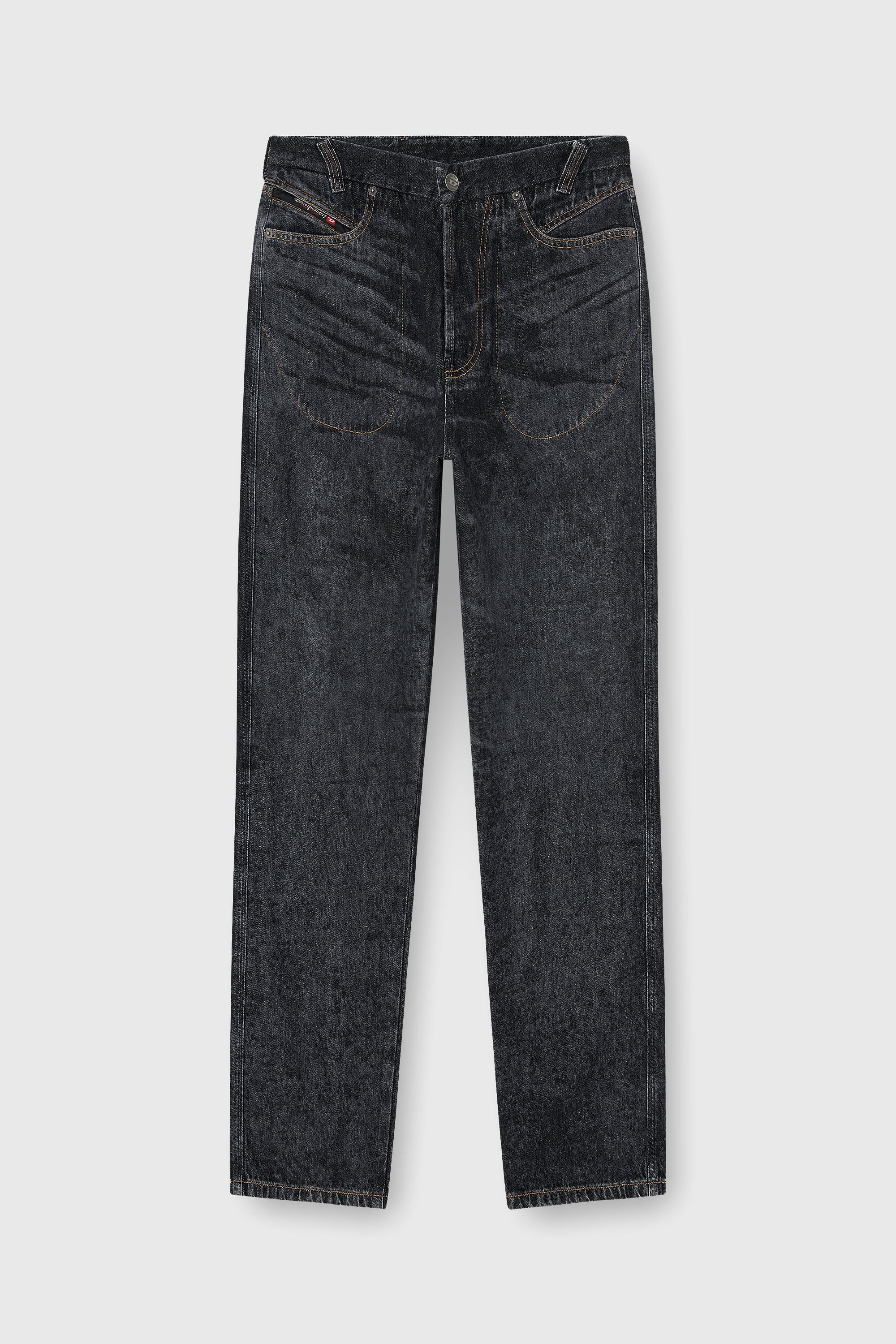 Diesel - Herren Relaxed Jeans D-Marcus 09Q24, Schwarz/Dunkelgrau - 2