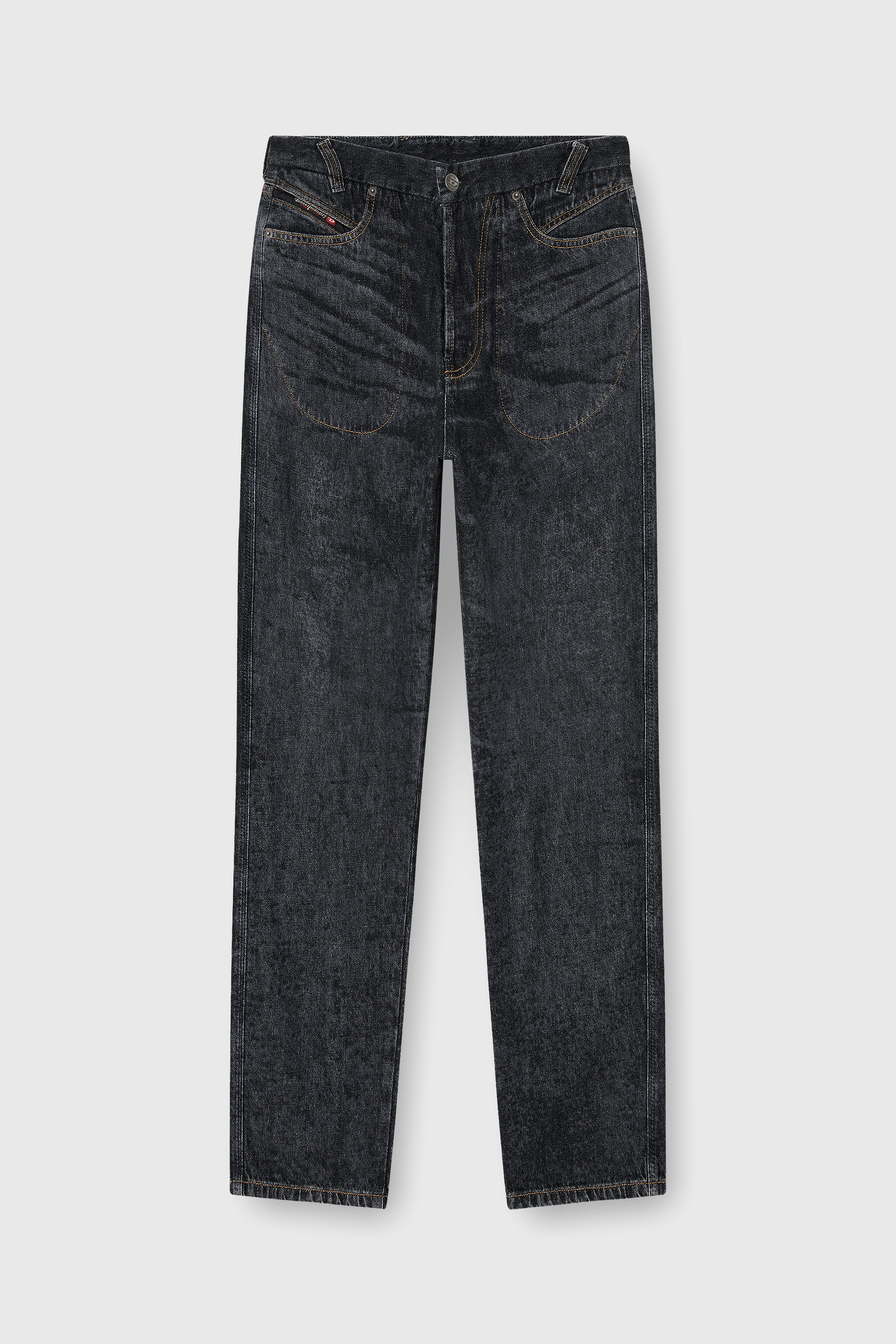 Diesel - Herren Relaxed Jeans D-Marcus 09Q24, Schwarz/Dunkelgrau - 6