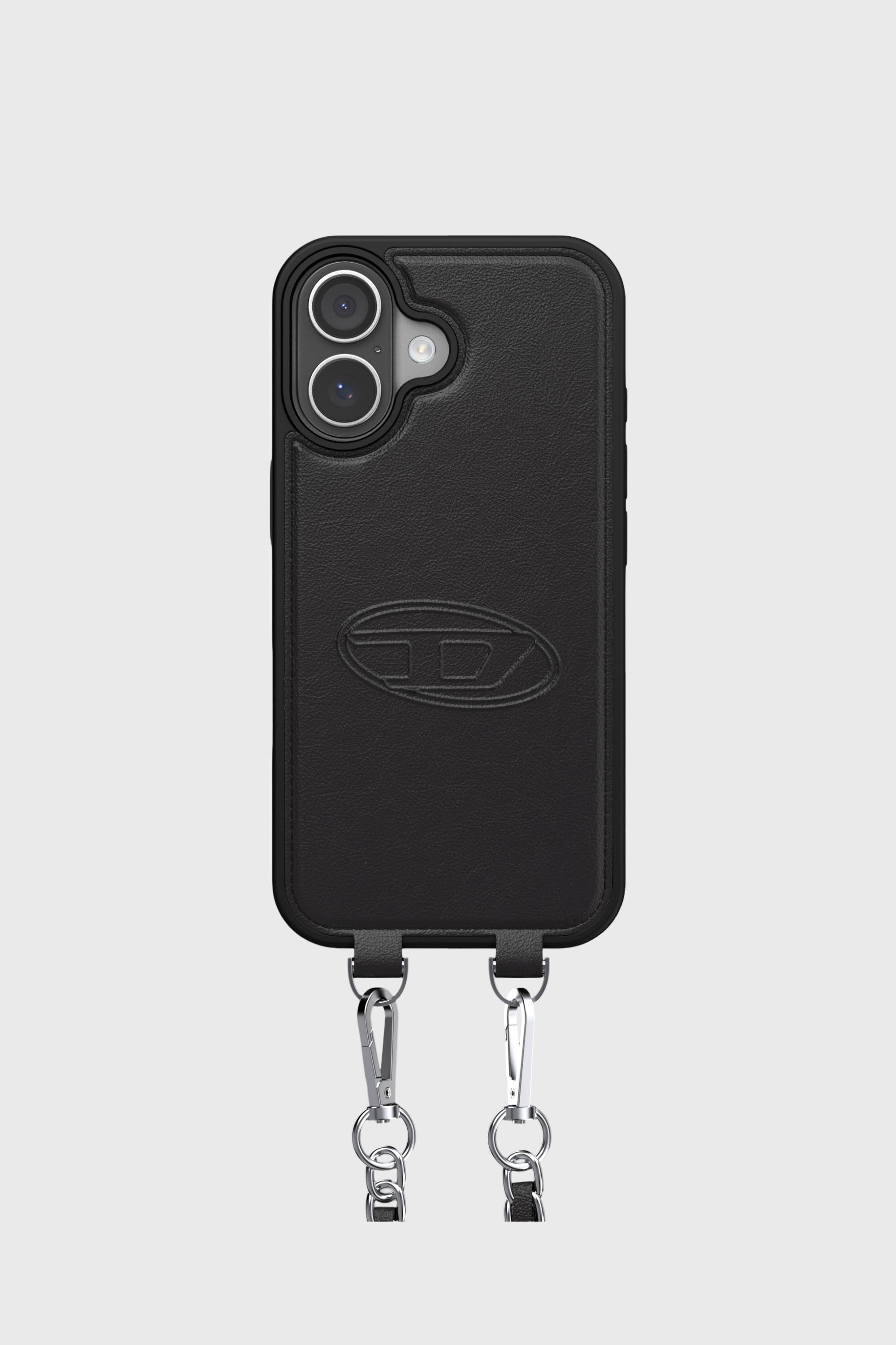 Diesel - 60661 MOULDED CASE, Unisex Oval D H&uuml;lle mit Handschlaufe und MagSafe f&uuml;r iPhone 17 in Schwarz - 2