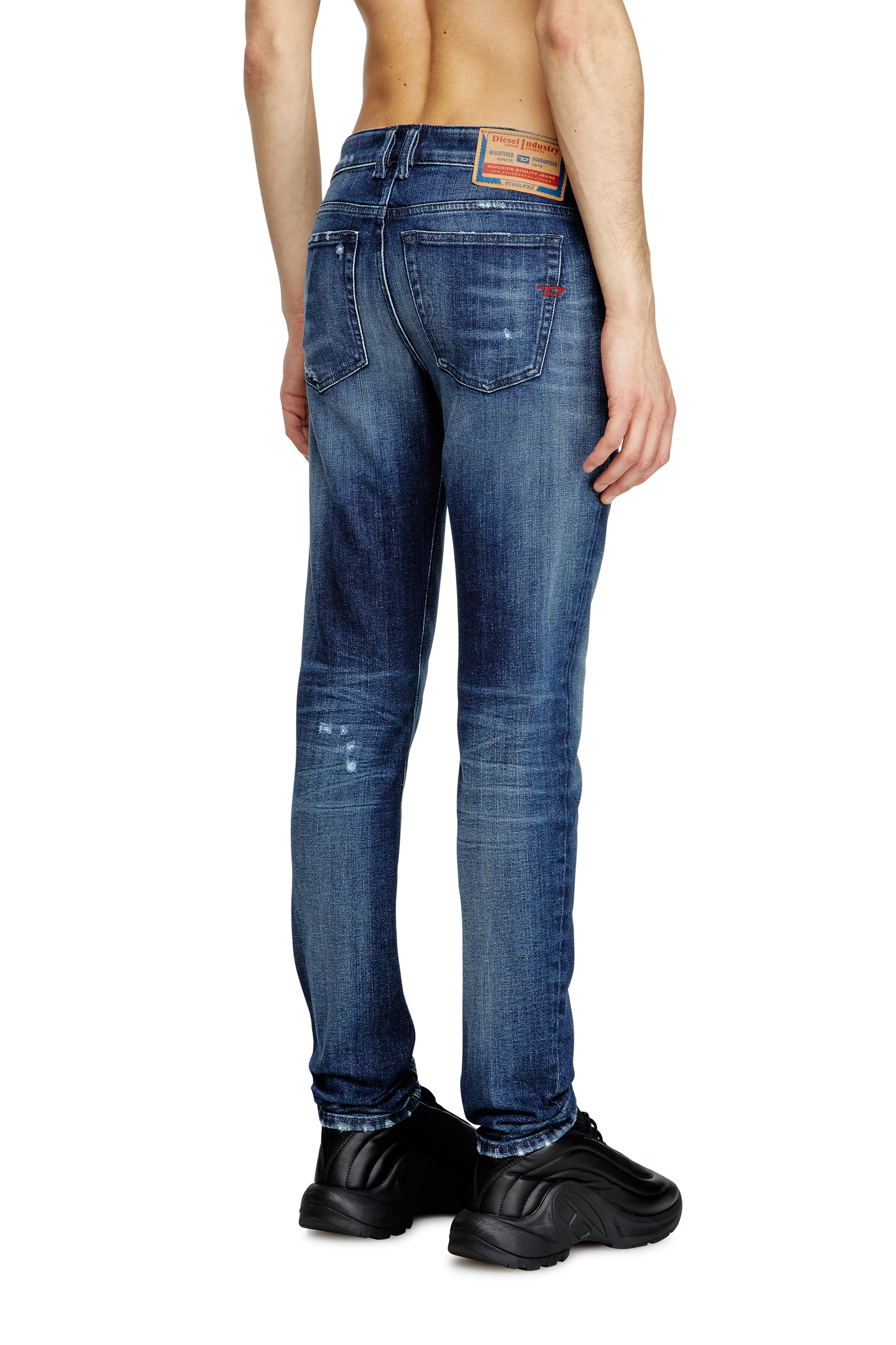 Diesel - Herren Skinny Jeans 1979 Sleenker 09L42, Dunkelblau - 4