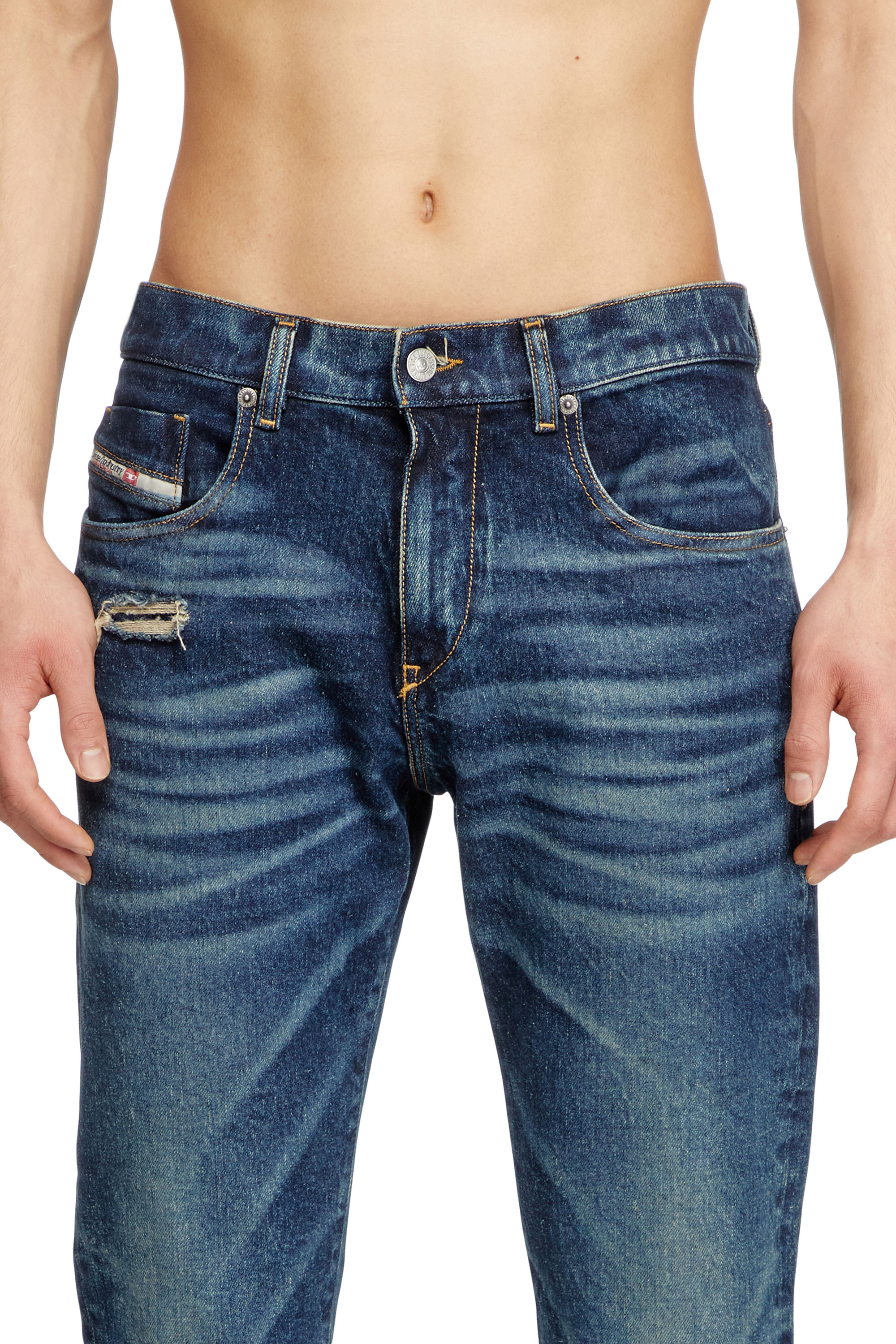 Diesel - Herren Slim Jeans 2019 D-Strukt 007Y3, Dunkelblau - 5