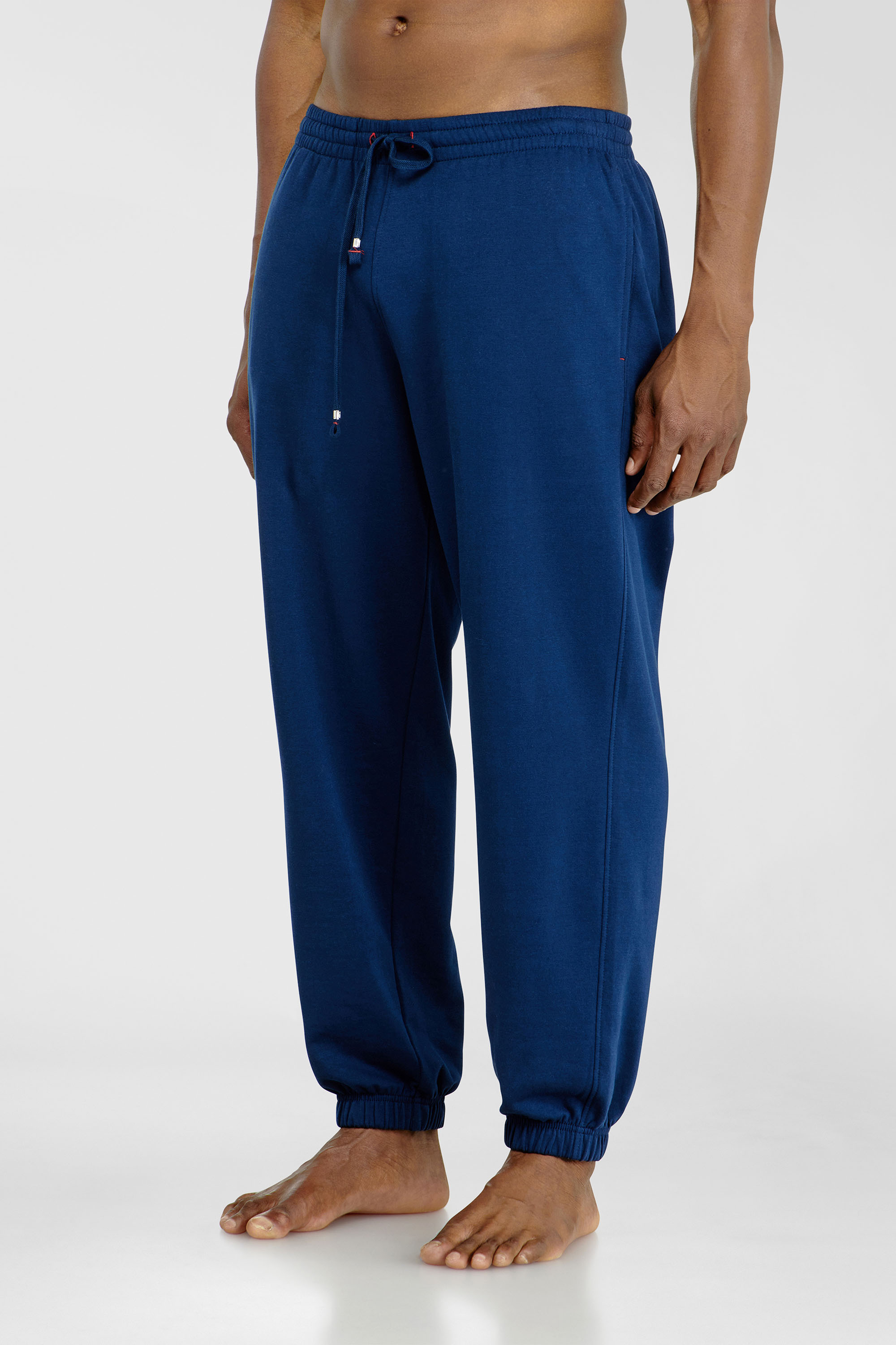 Diesel - LENNY-D-CORE, Herren Sweathose aus aufgerauter Baumwollmischung in Blau - 1