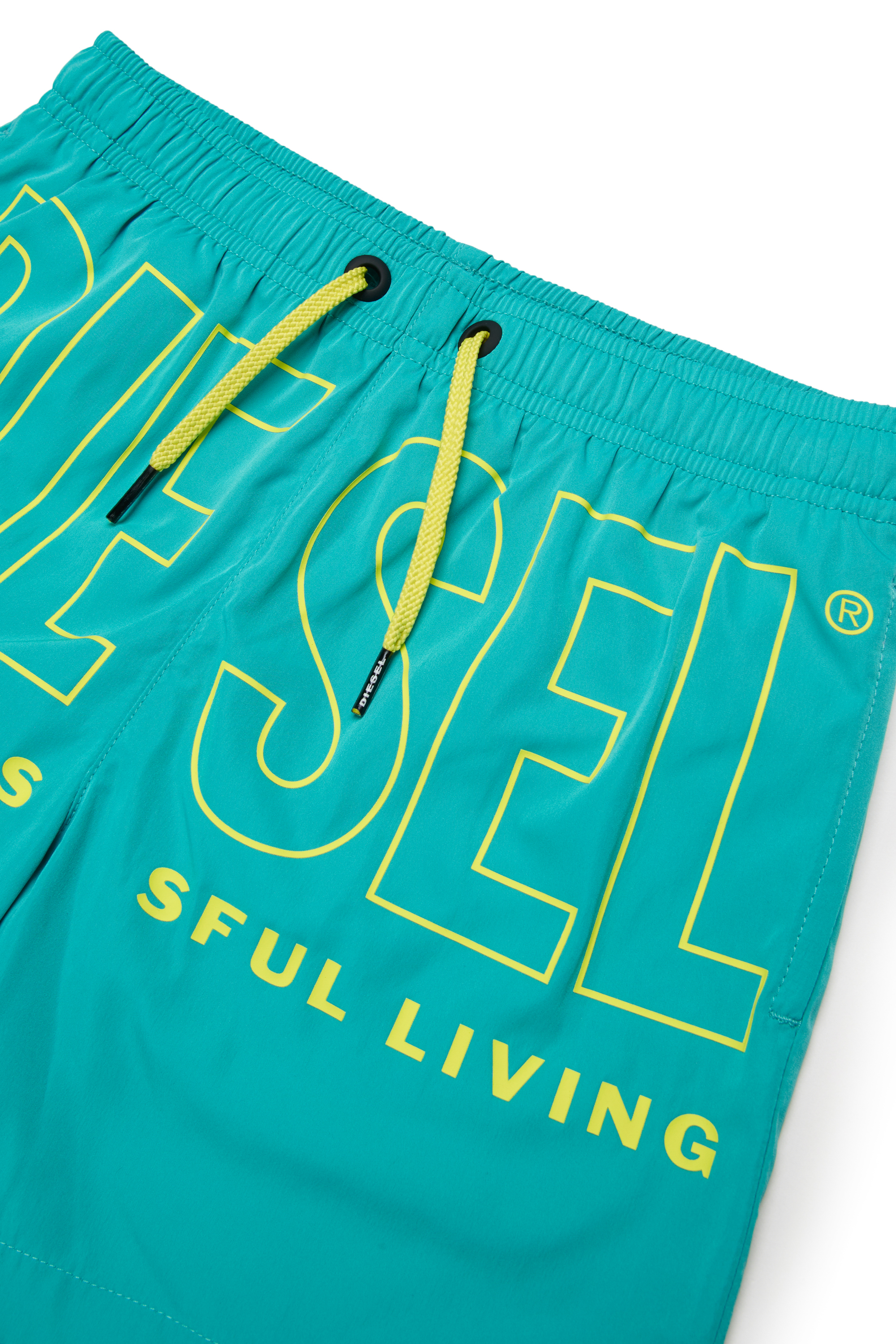 Diesel - MIDIT, Herren Badeshorts mit Maxi-Logo in Gr&uuml;n - 3