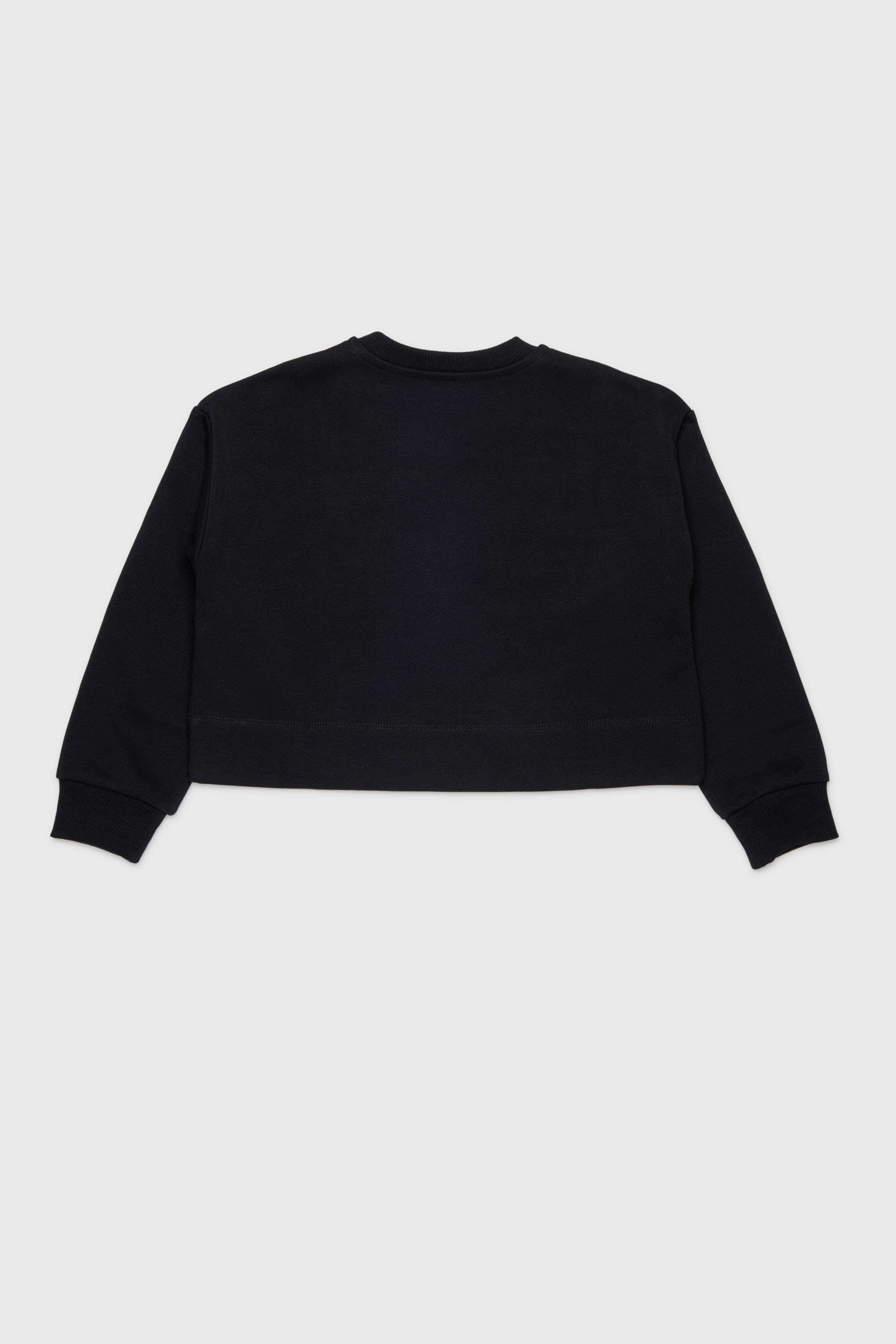 Diesel - SCEFY, Damen Sweatshirt mit abgeschnittenem Logo in Schwarz - 2
