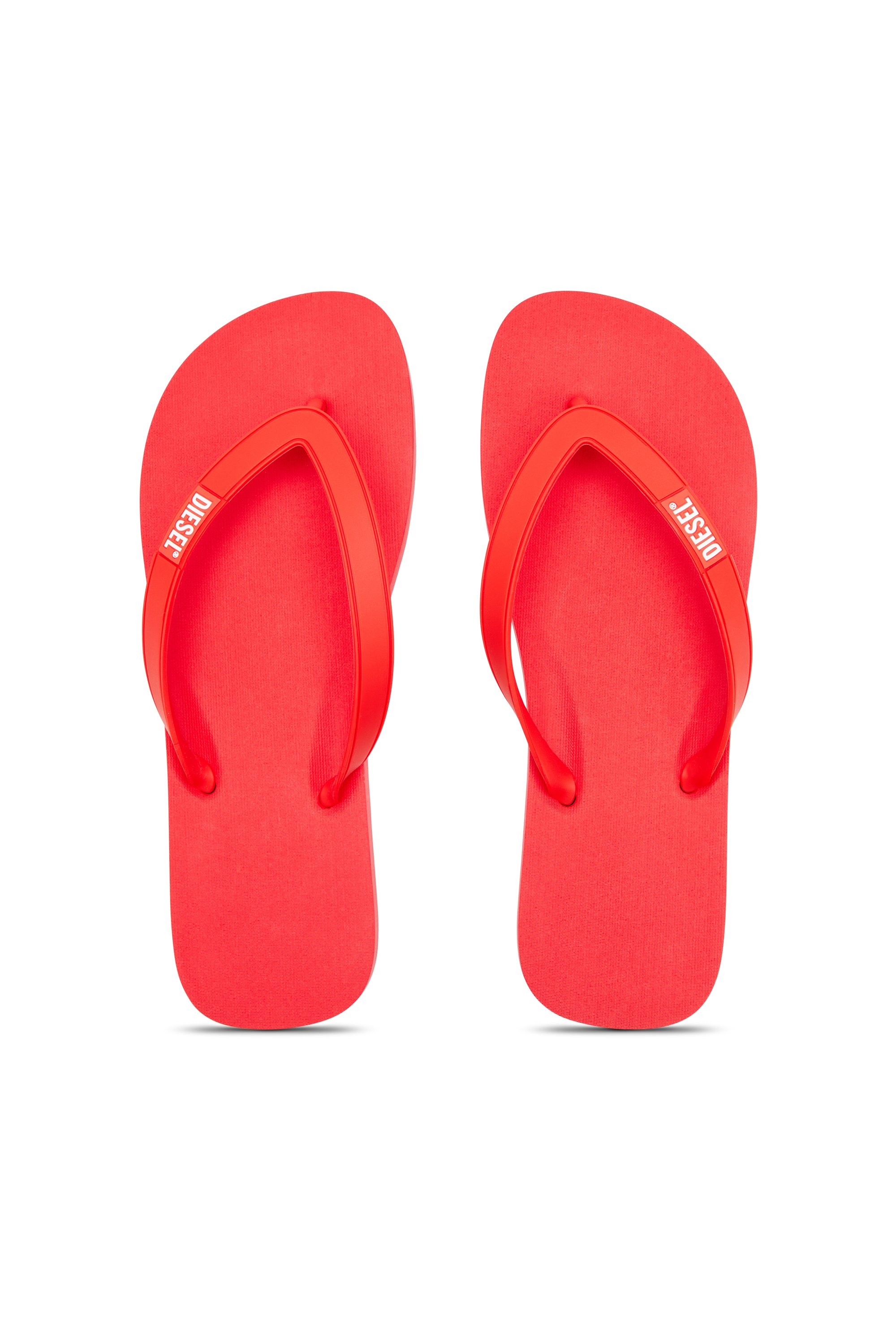 Diesel - SA-RIO W, Damen Sa-Rio-Flip-Flops aus Gummi in Rot - 5