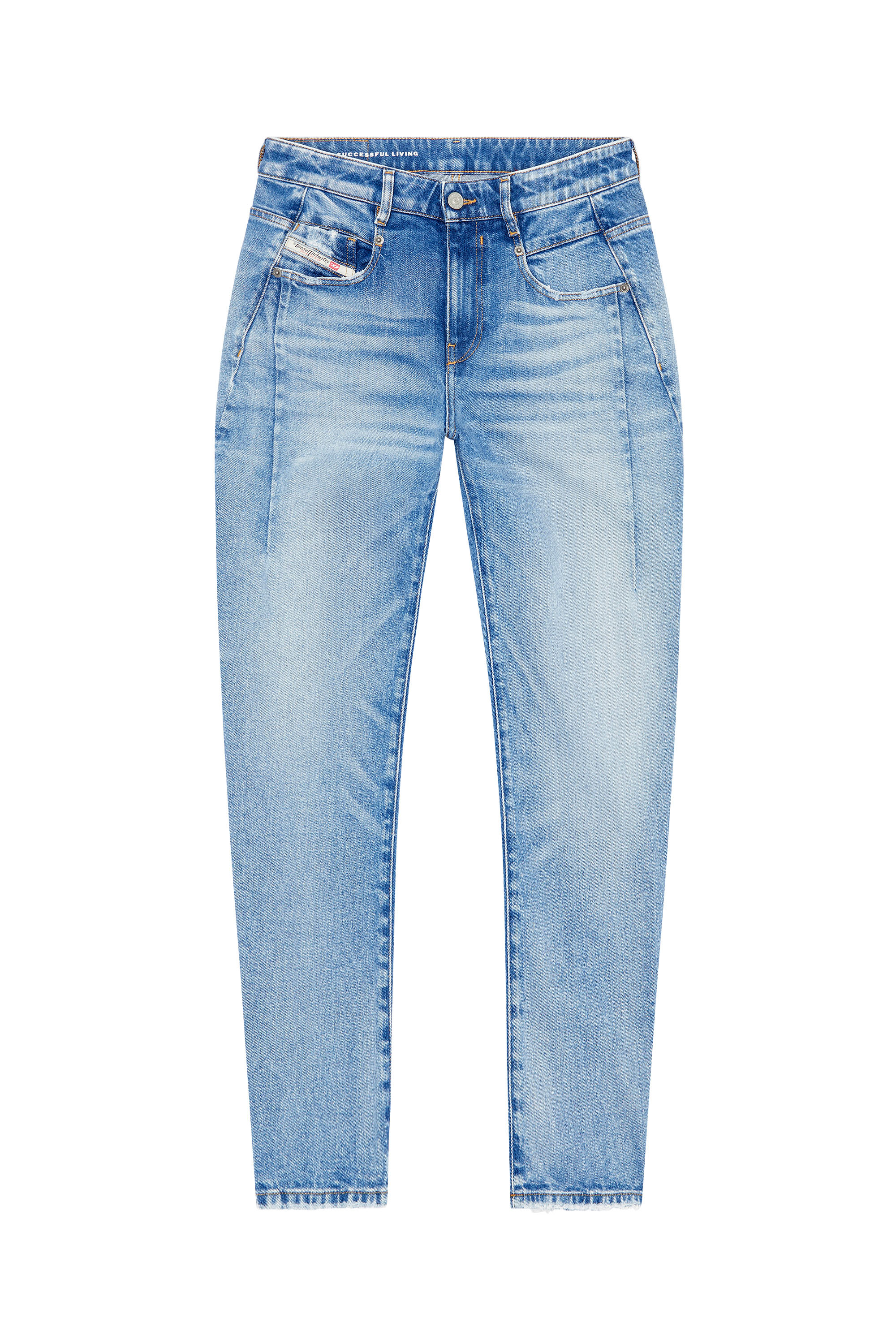 Diesel - Boyfriend Jeans Fayza 09G24, Hellblau - Image 5