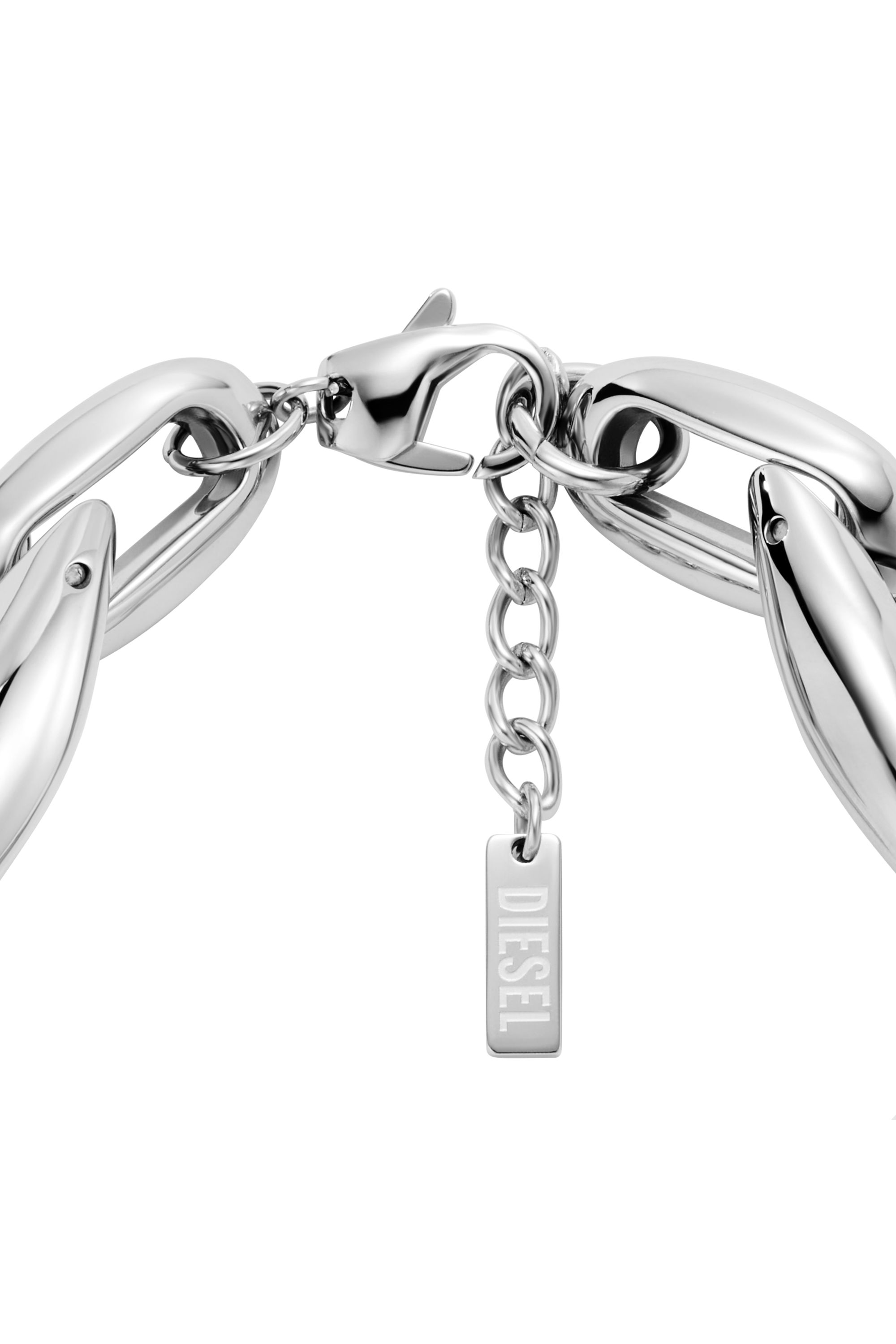 Diesel - DX1617040, Unisex Metamorph-Armband aus Edelstahl und Silikon in Silber - 2