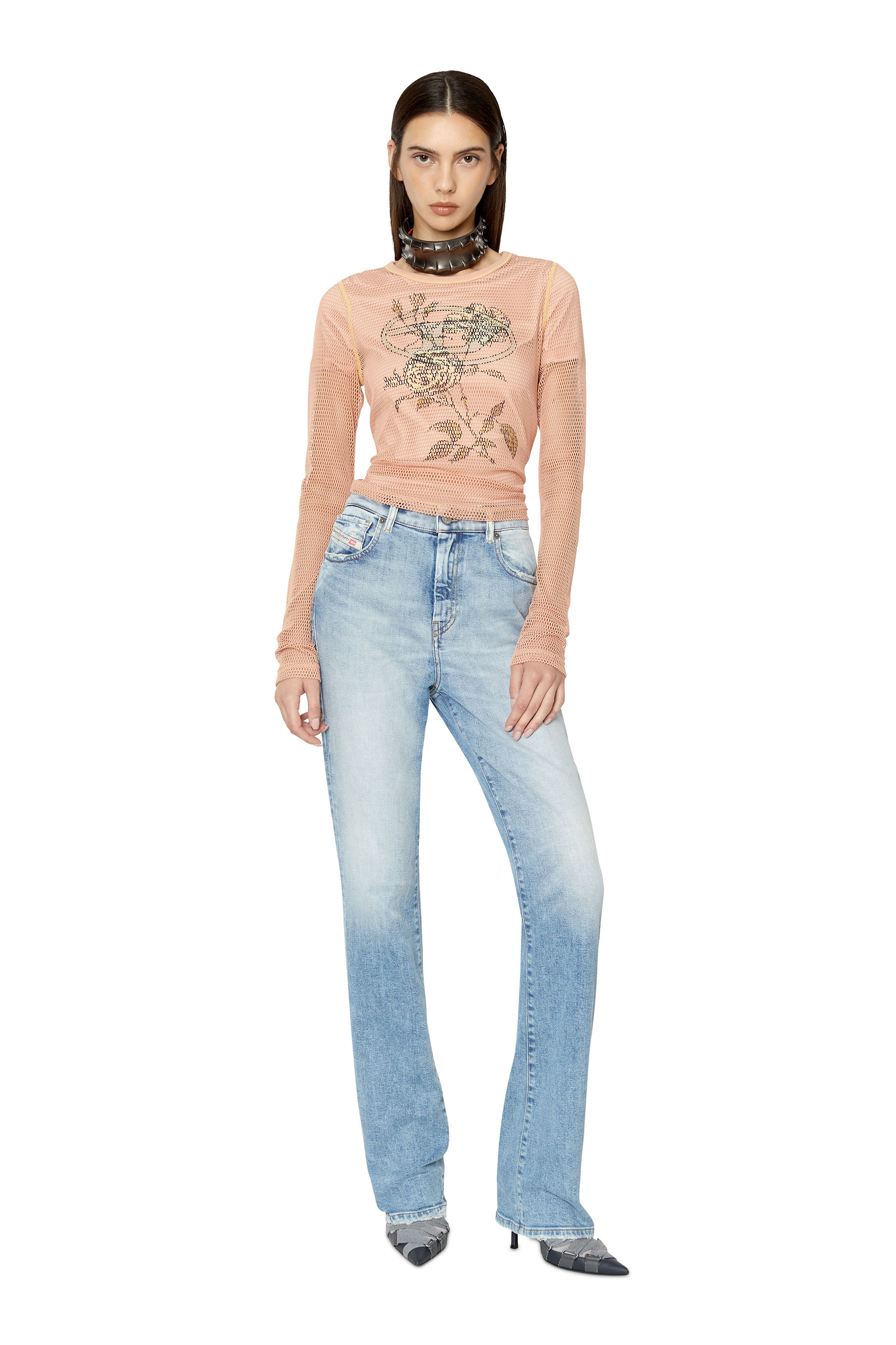 Diesel - 2003 D-Escription 09E67 Bootcut and Flare Jeans, Mittelblau - Image 5