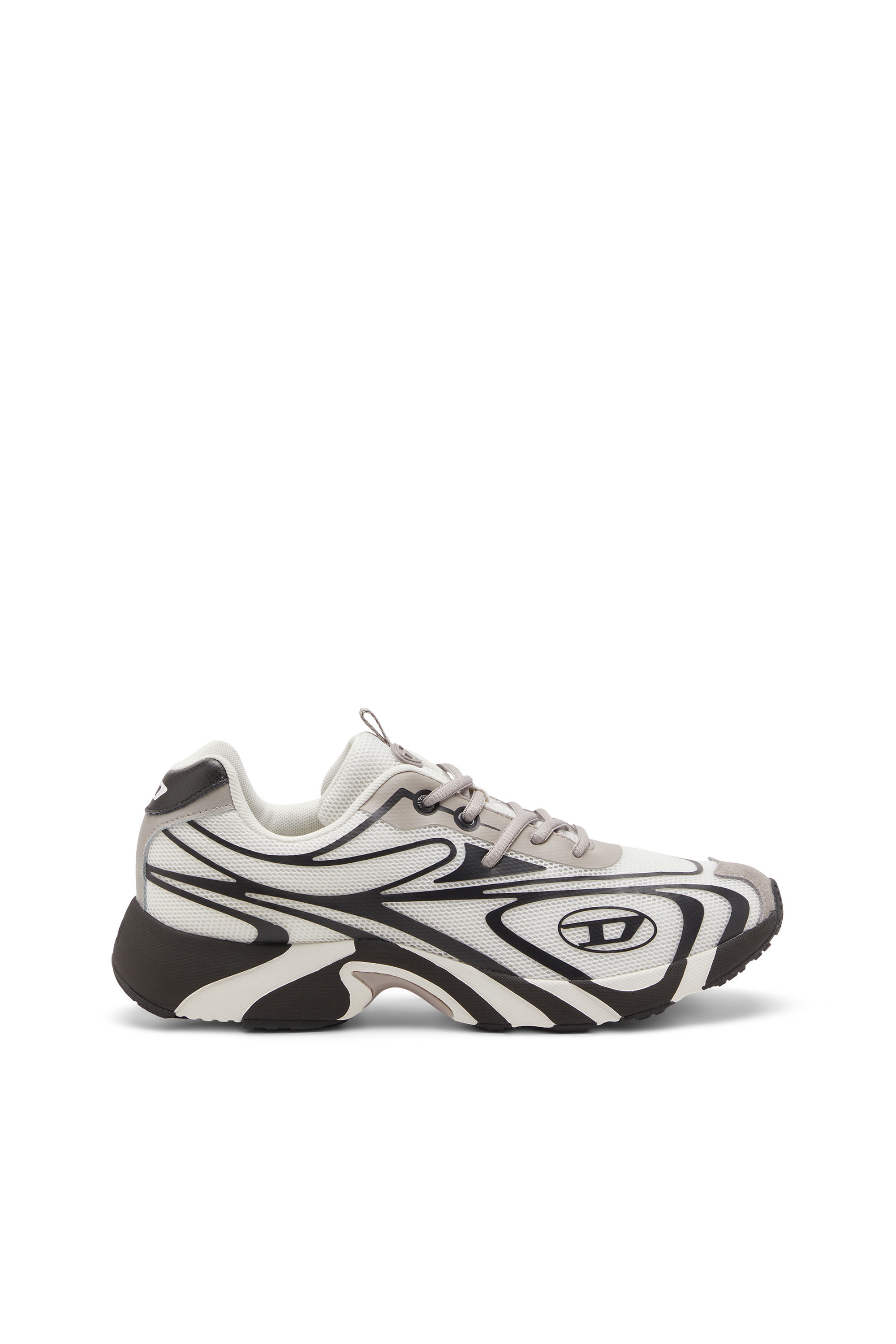 Diesel - S-D-VIT'S 500 LOW, Man's S-D-Vit - Lace-up sneakers in Black/White - 1