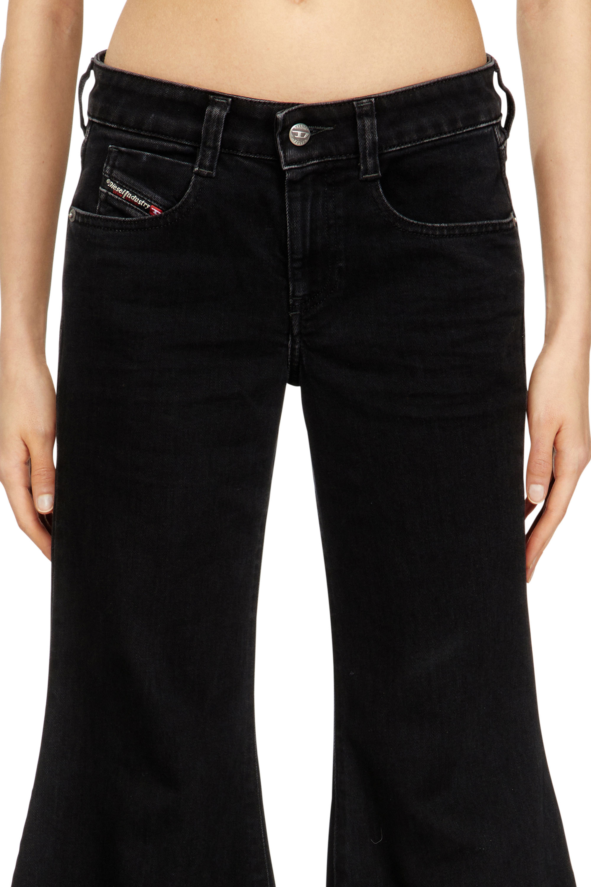 Diesel - Damen Flare Jeans 1970 D-Bleess 09N89, Schwarz/Dunkelgrau - 4