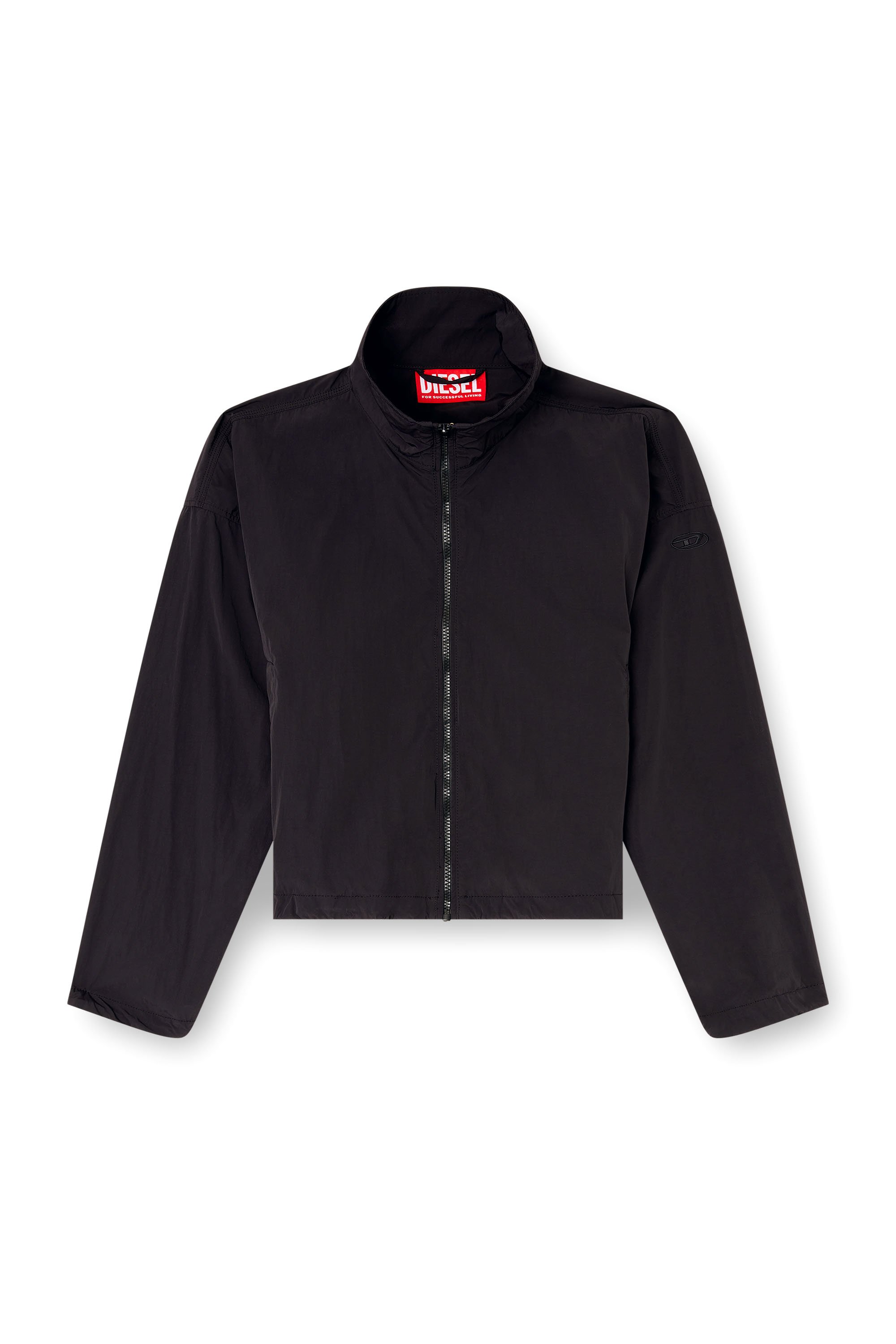 Diesel - G-LEAM, Damen Windbreaker aus kompaktem Nylon in Schwarz - 3