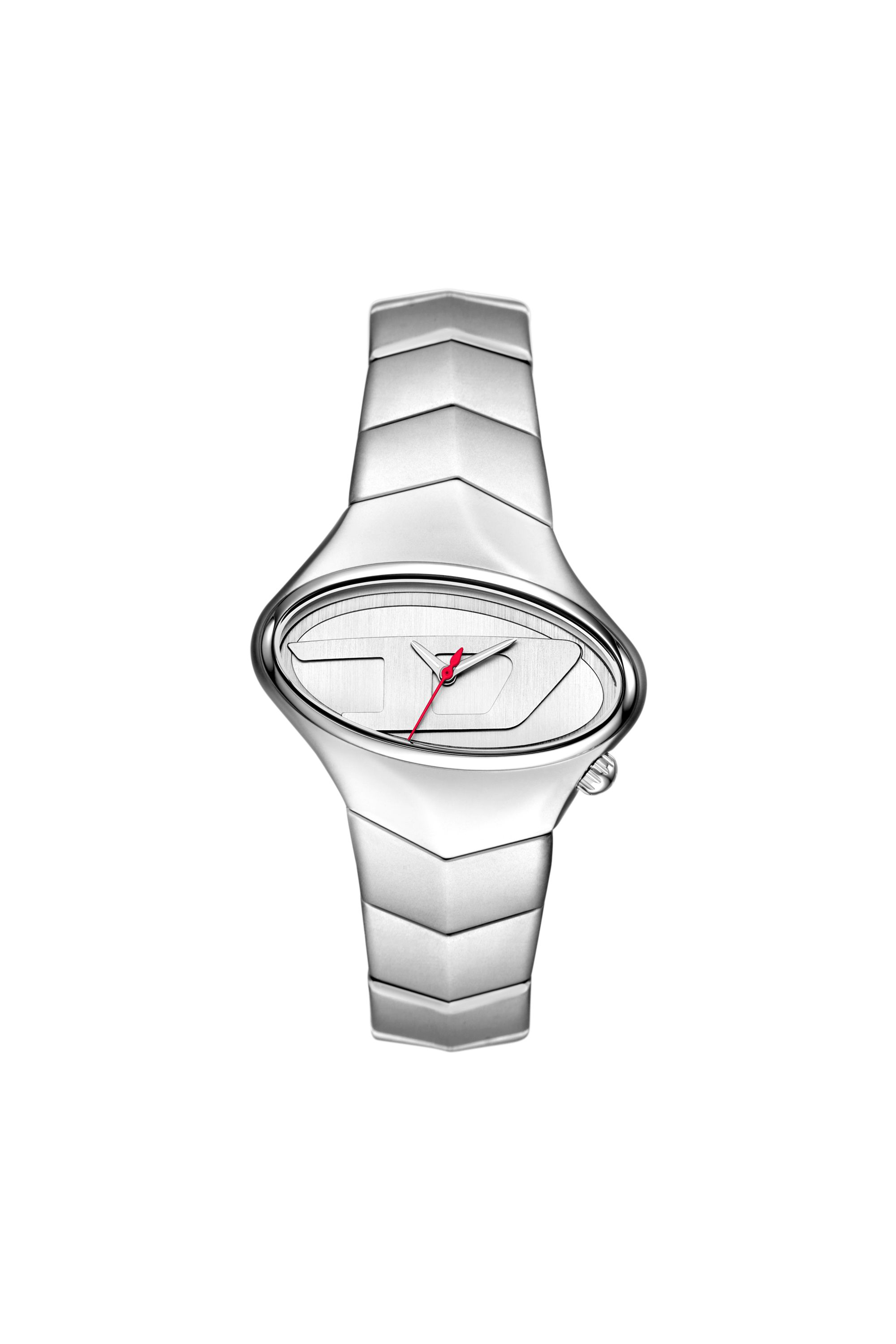 Diesel - DZ2228 WATCH, Herren D-Rush Edelstahl-Uhr in Silber - 1