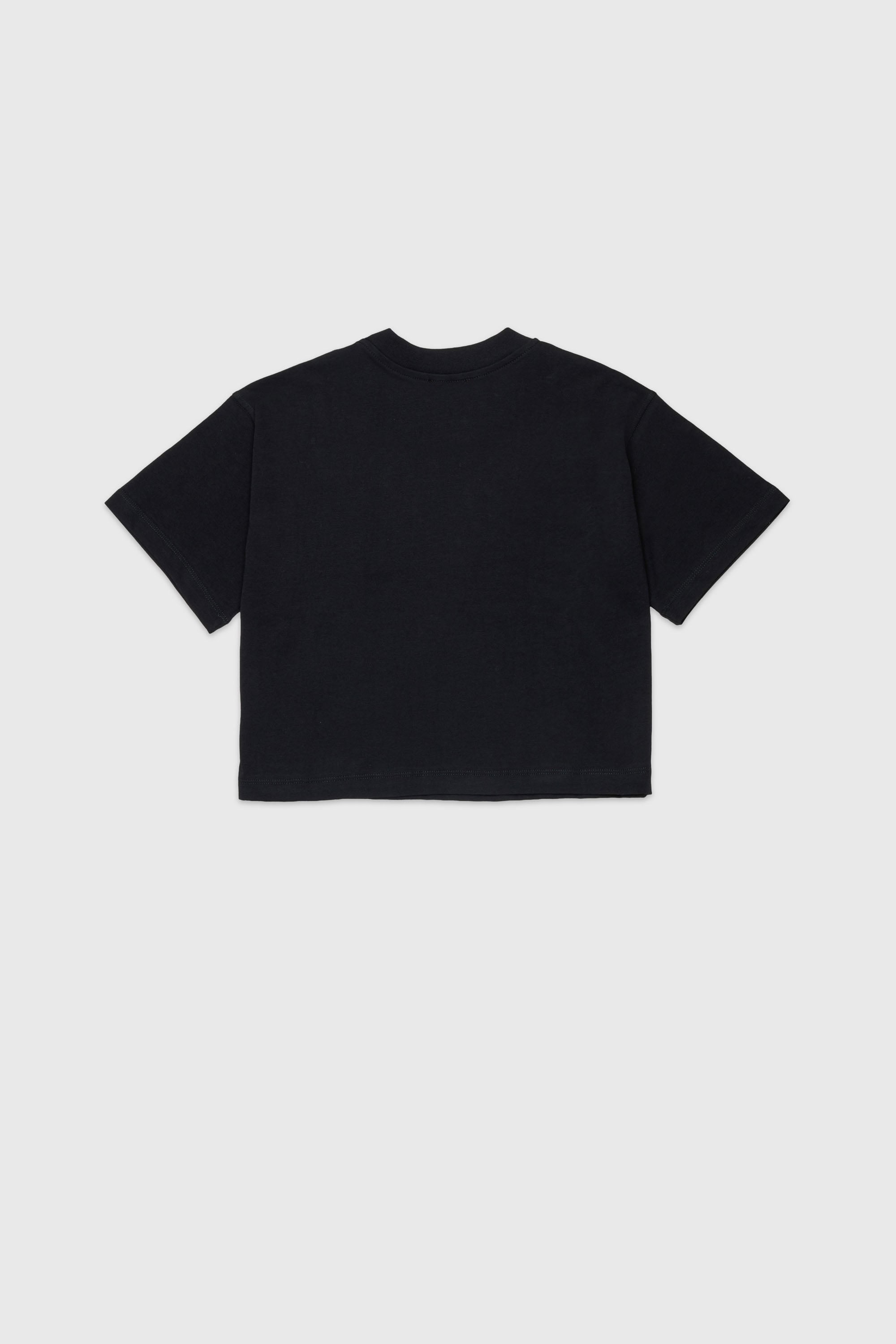 Diesel - TLIXIN, Damen Cropped T-shirt mit Oval D Logo in Schwarz - 2
