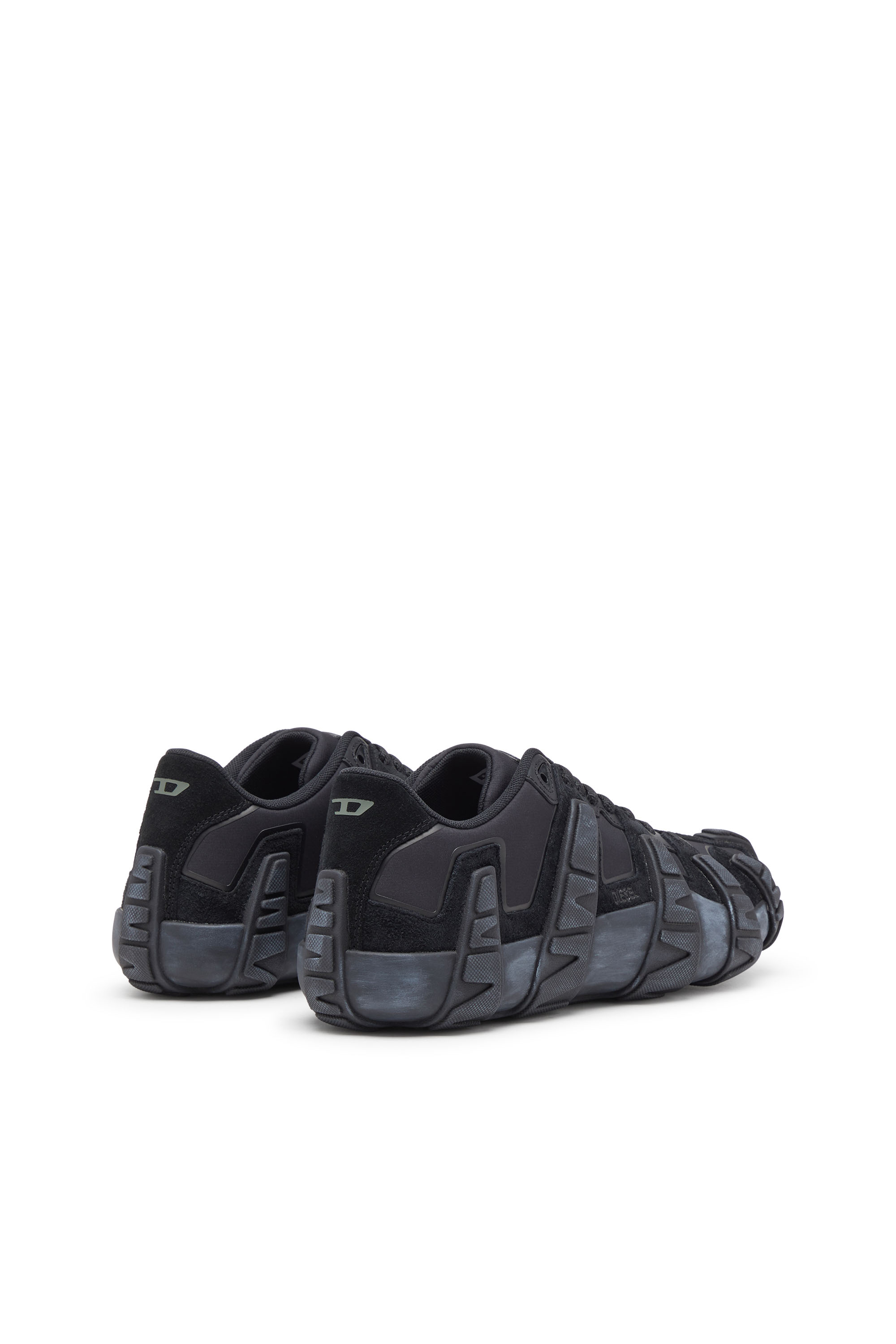 Diesel - S-D-GRIFFE LOW, Herren S-D-Griffe - Turnschuhe aus Nylon in Schwarz/Blau - 3