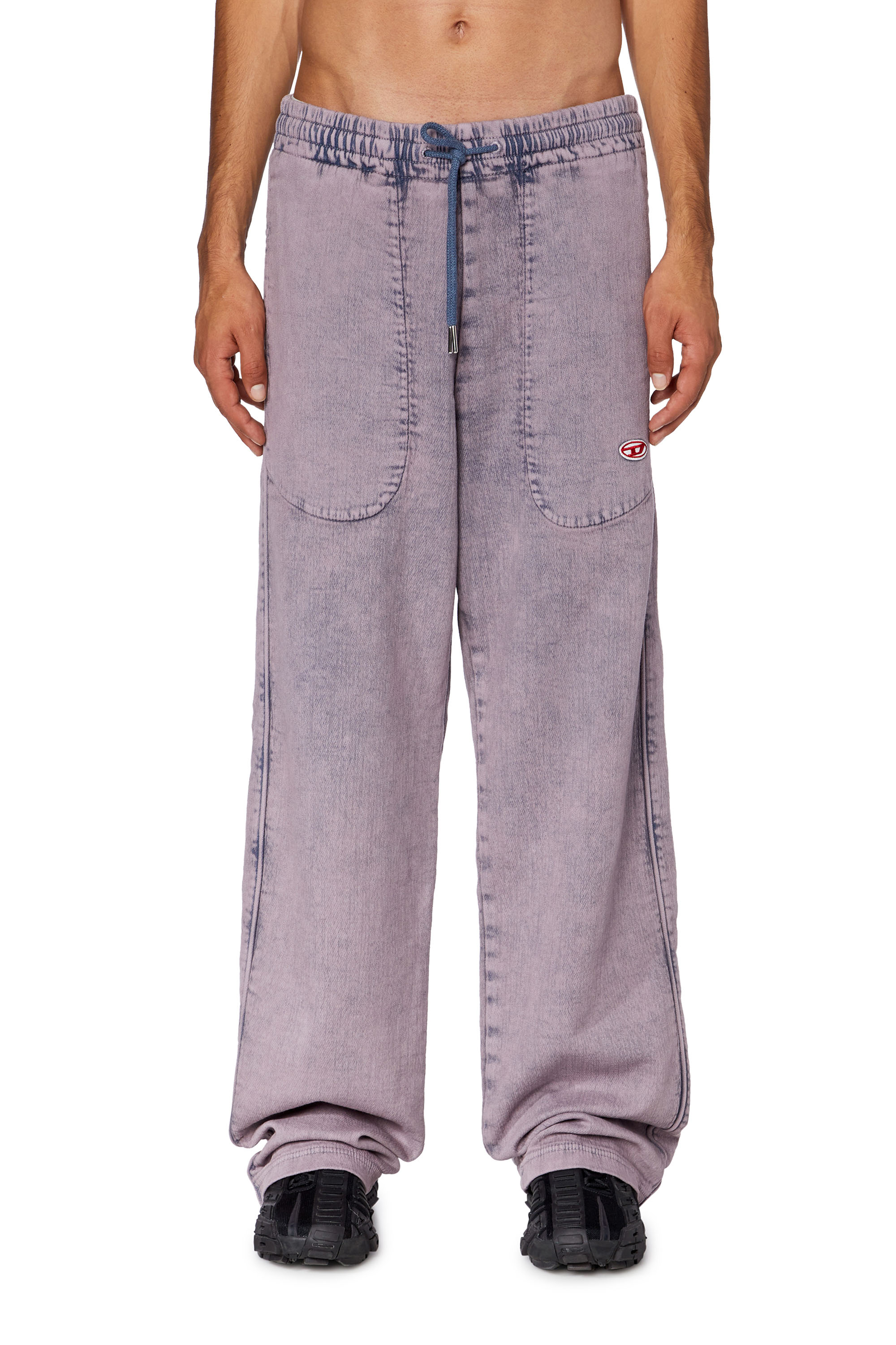 Diesel - Straight D-Martians Track Denim 09H04, Lila - Image 5