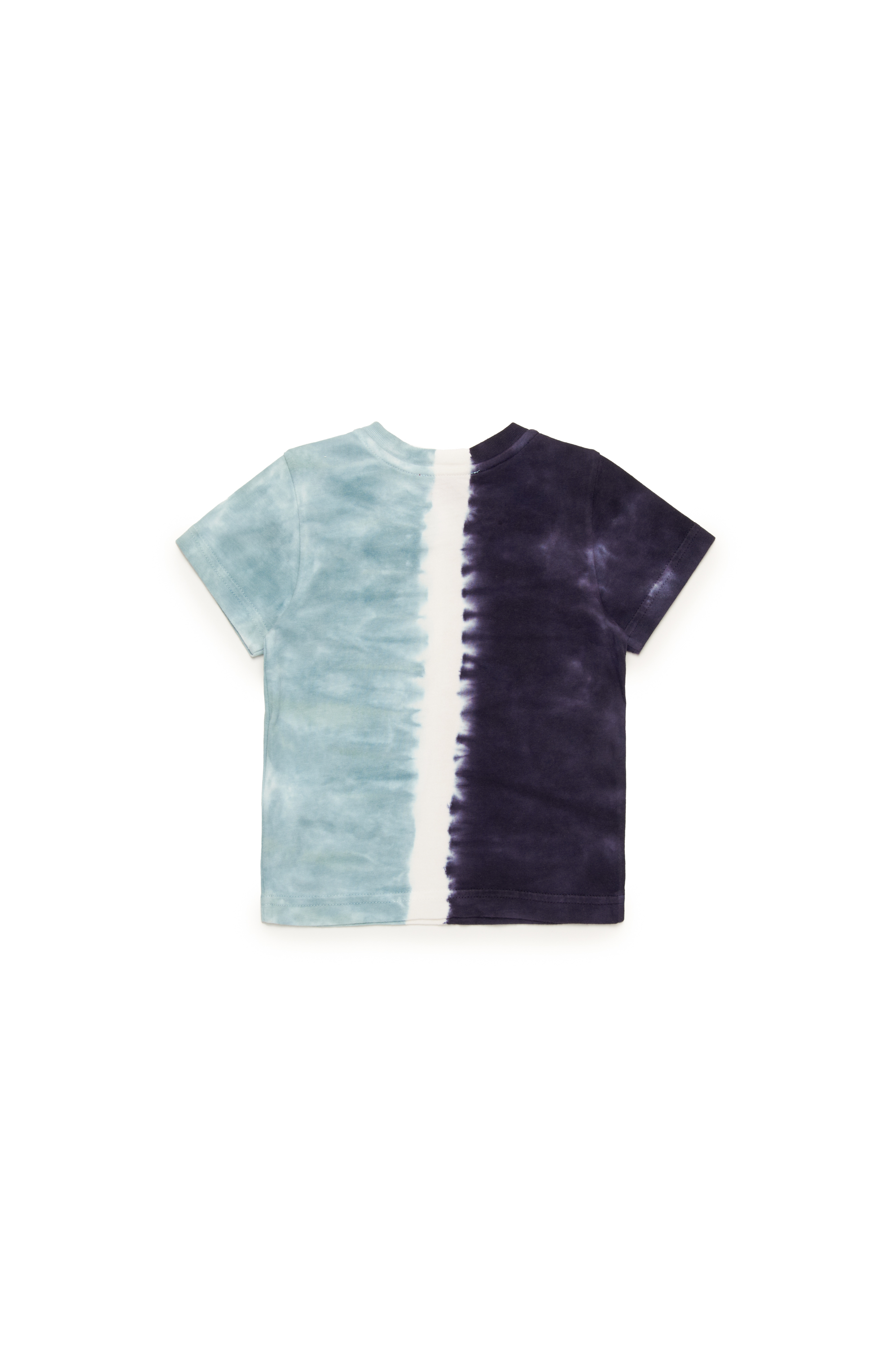 Diesel - TKITEB, Man's Dip-dye T-shirt with dégradé logo in Blue - 2