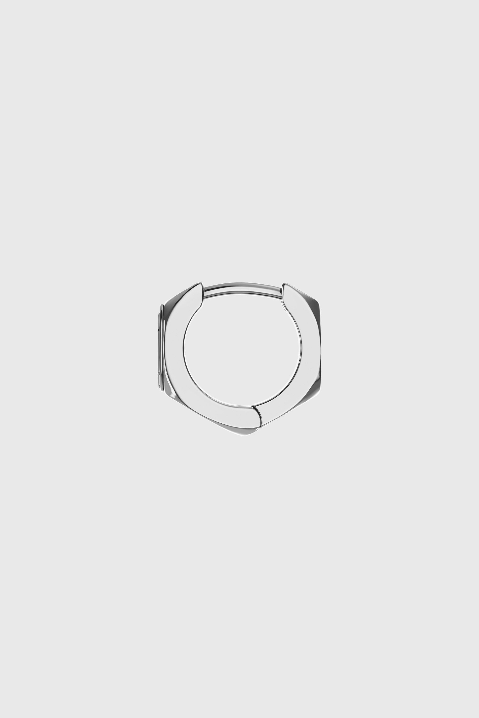 Diesel - DX1692040 JEWELLERY, Unisex Einzelner Creolen-Ohrring aus Edelstahl in Silber - 2