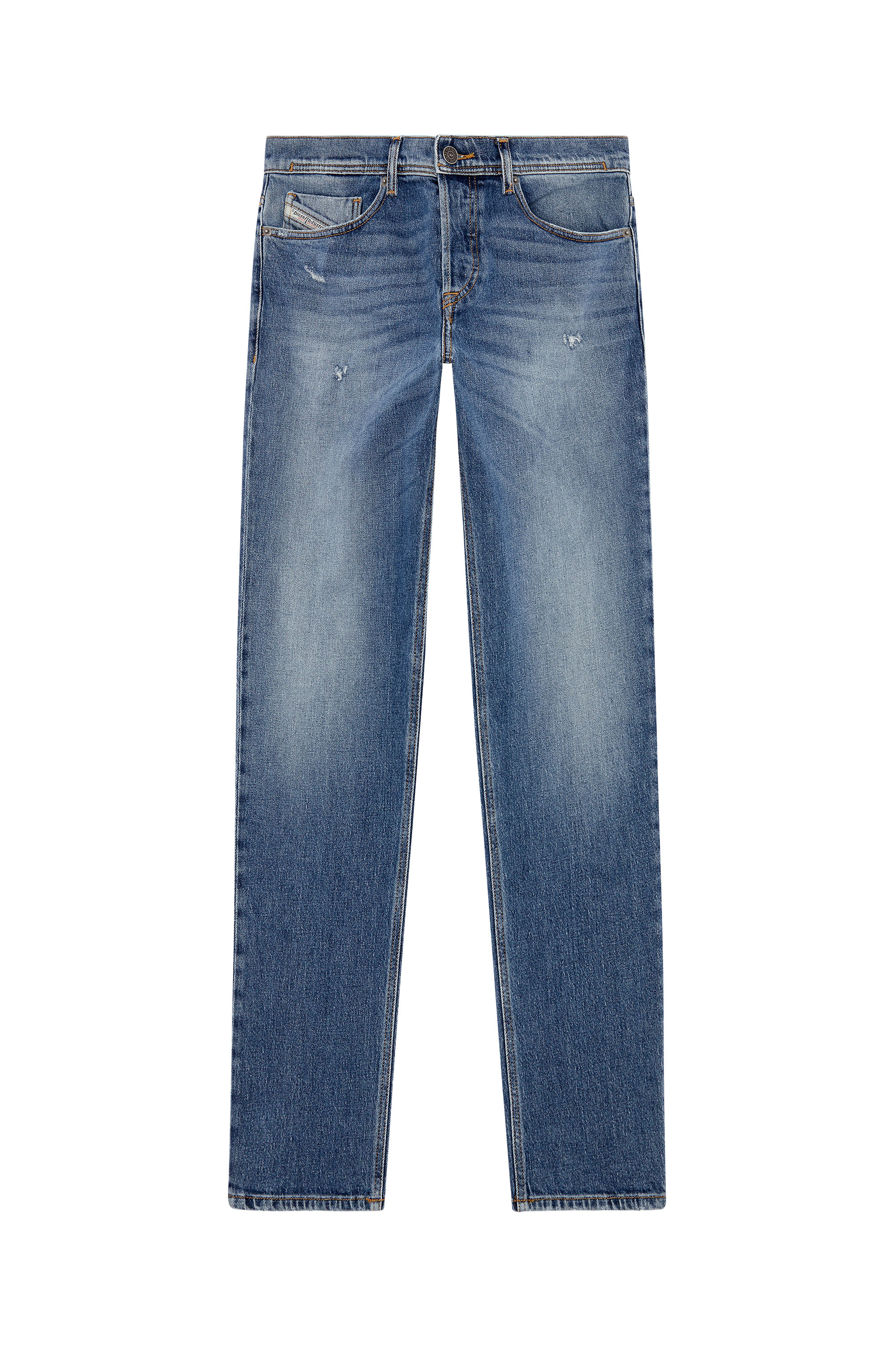 Diesel - Tapered Jeans 2023 D-Finitive 09I16, Mittelblau - Image 5
