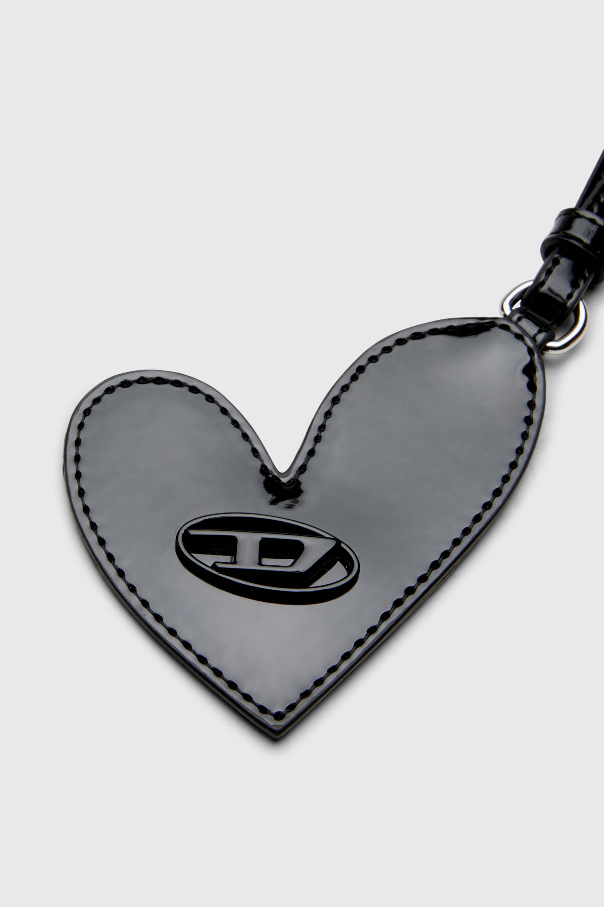 Diesel - PLAY MIRROR, Damen Spiegelanh&auml;nger mit gl&auml;nzendem Finish in Brillantschwarz - 3