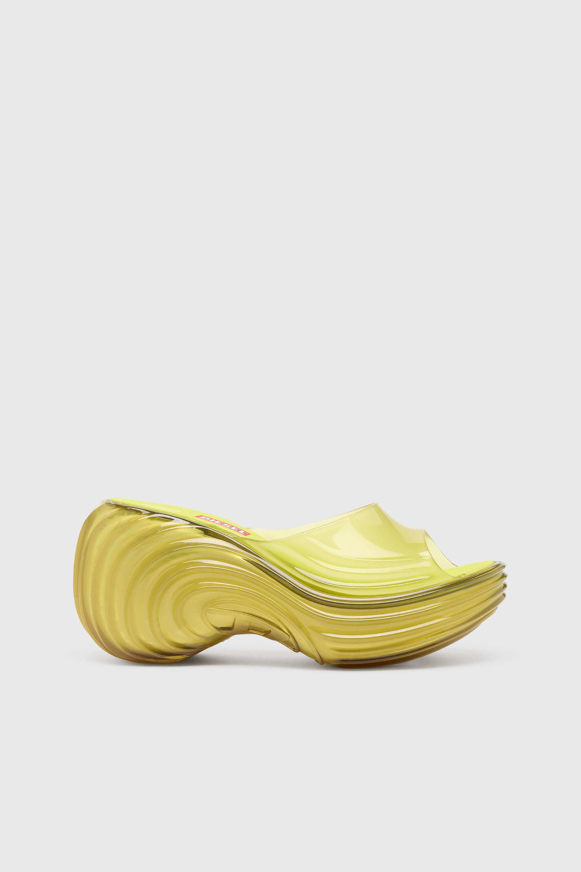 Diesel - MELISSA QUANTUM PLATFORM, Damen Plateau-Pantolette aus Melflex&reg; in Gelb - 1