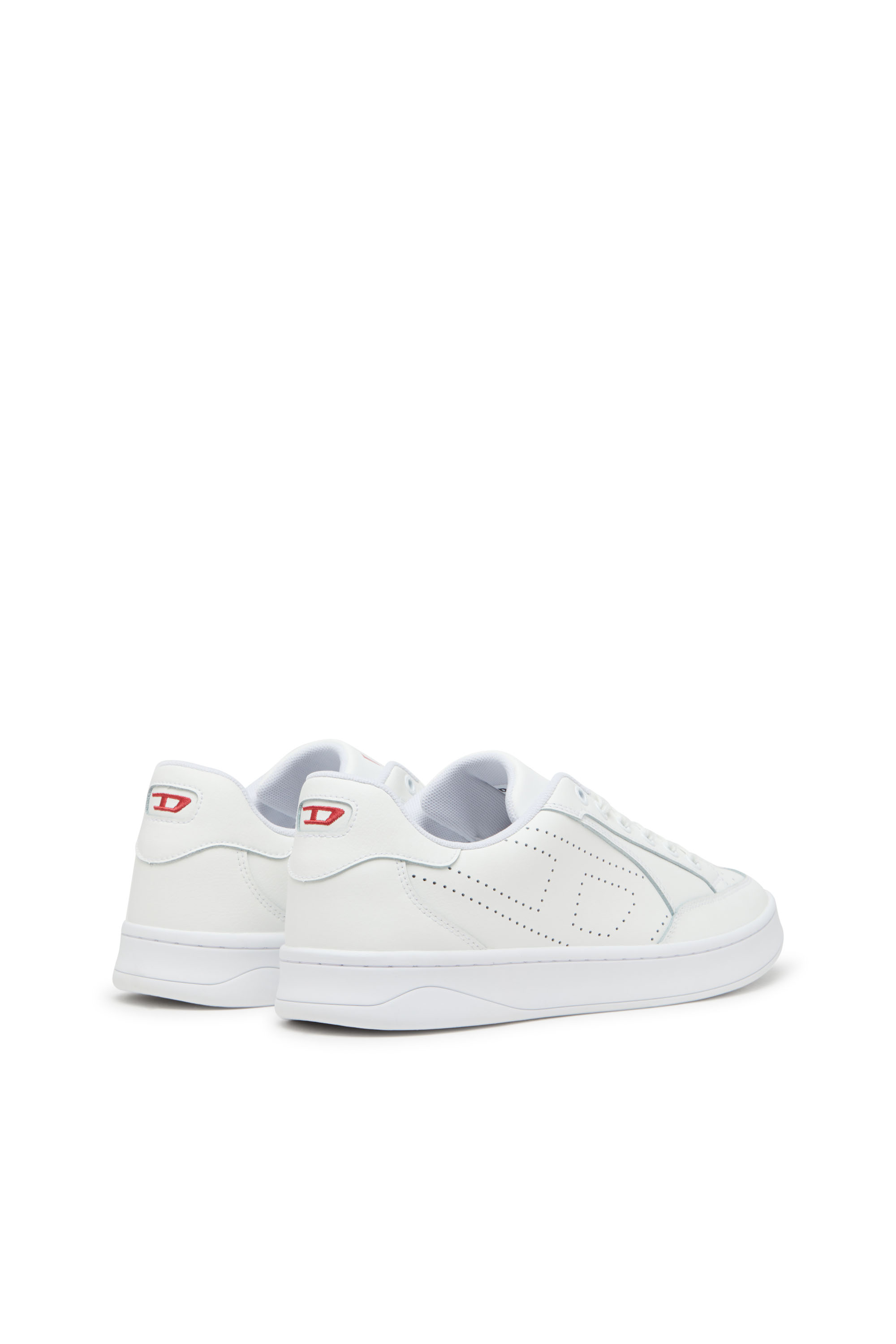 S-DAKOTA LOW, Weiß Diesel - S-DAKOTA LOW, Herren S-Dakota-Sneakers aus Leder mit perforiertem Logo in Weiß - 3