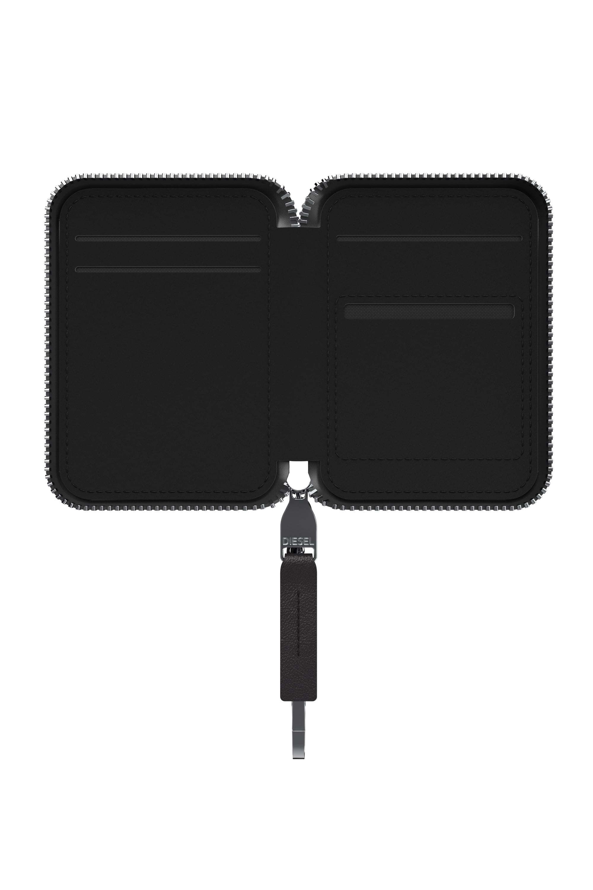 Diesel - 60667 UNIVERSAL POUCH, Unisex Oval D MagSafe-Tasche in Schwarz - 4