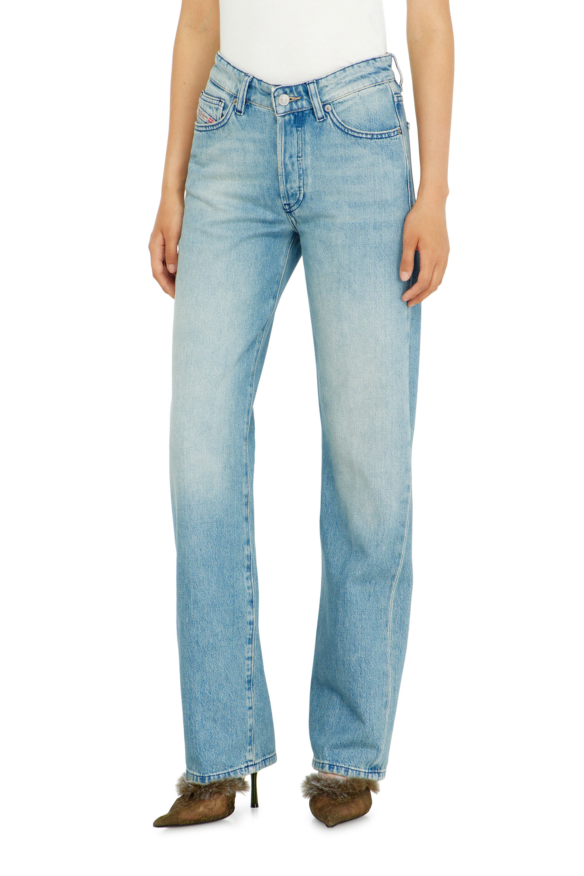 Diesel - Damen Regular Jeans 1971 D-Sent 0BEBF, Hellblau - 4