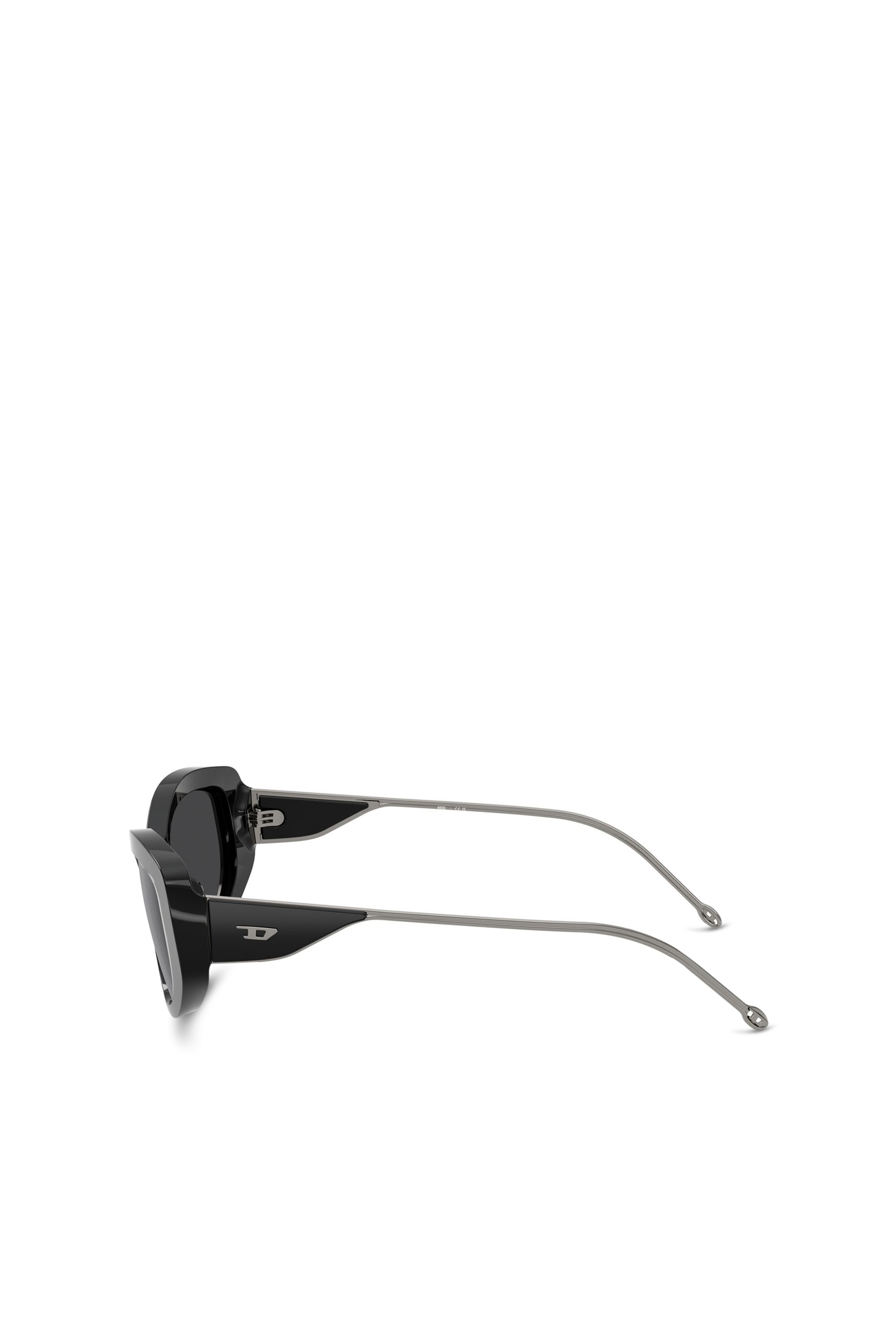 Diesel - 0DL2001 SIZE 54, Unisex Softer Katzenaugen-Style Brille in Grau - 2