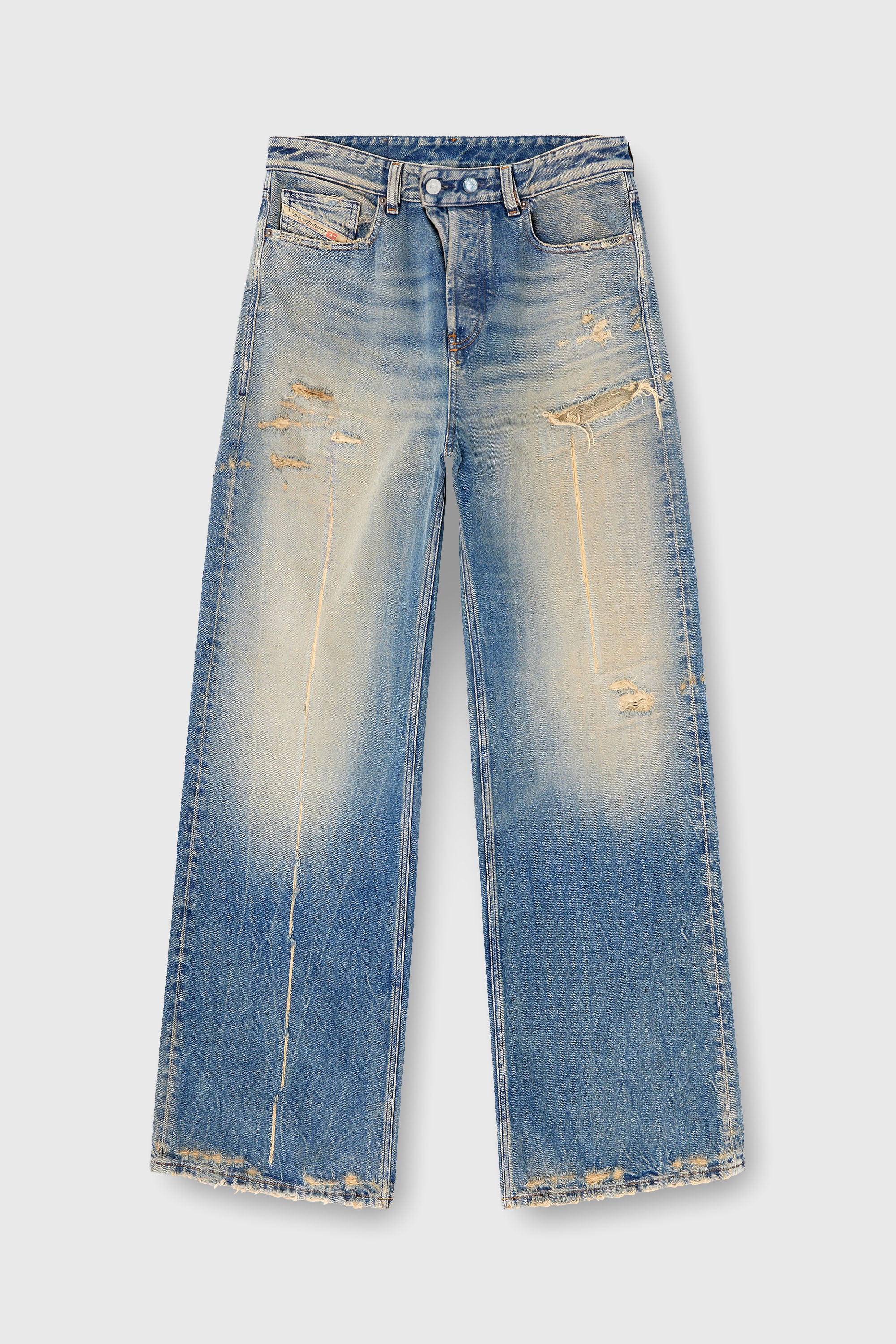 Diesel - Unisex Relaxed Jeans 1996 D-Sire 09N29, Mittelblau - 2