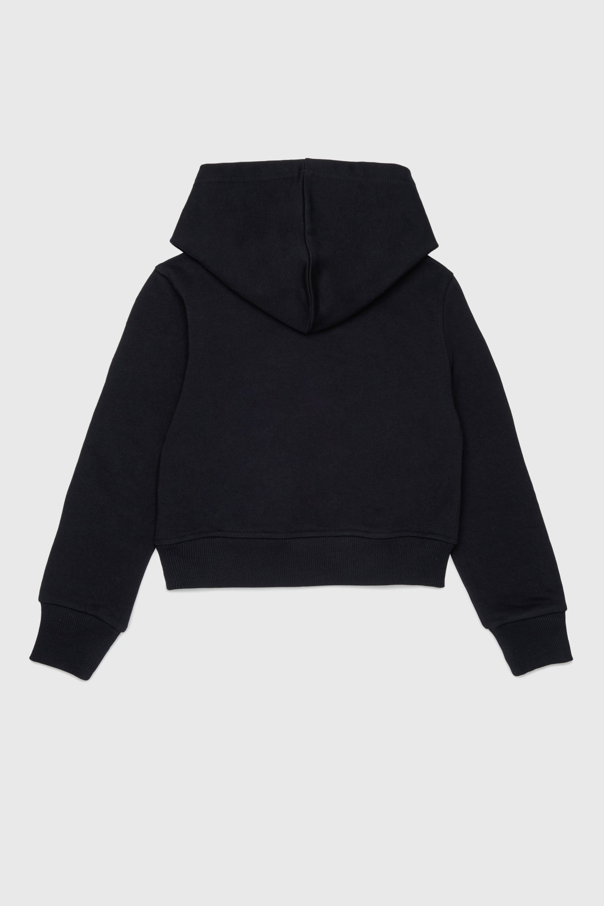Diesel - SPALLYHOOD, Damen Hoodie mit Pailletten-Logo in Schwarz - 2