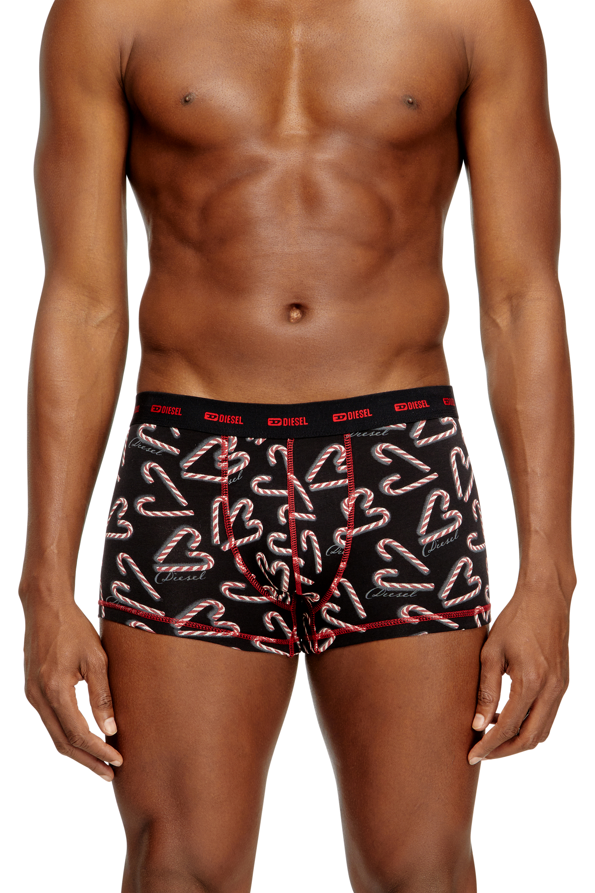 Diesel - DAMIEN-GFT-UTLT-3PACK, Herren Set aus drei Boxershorts aus Stretch-Baumwolle in Schwarz/Rot - 2