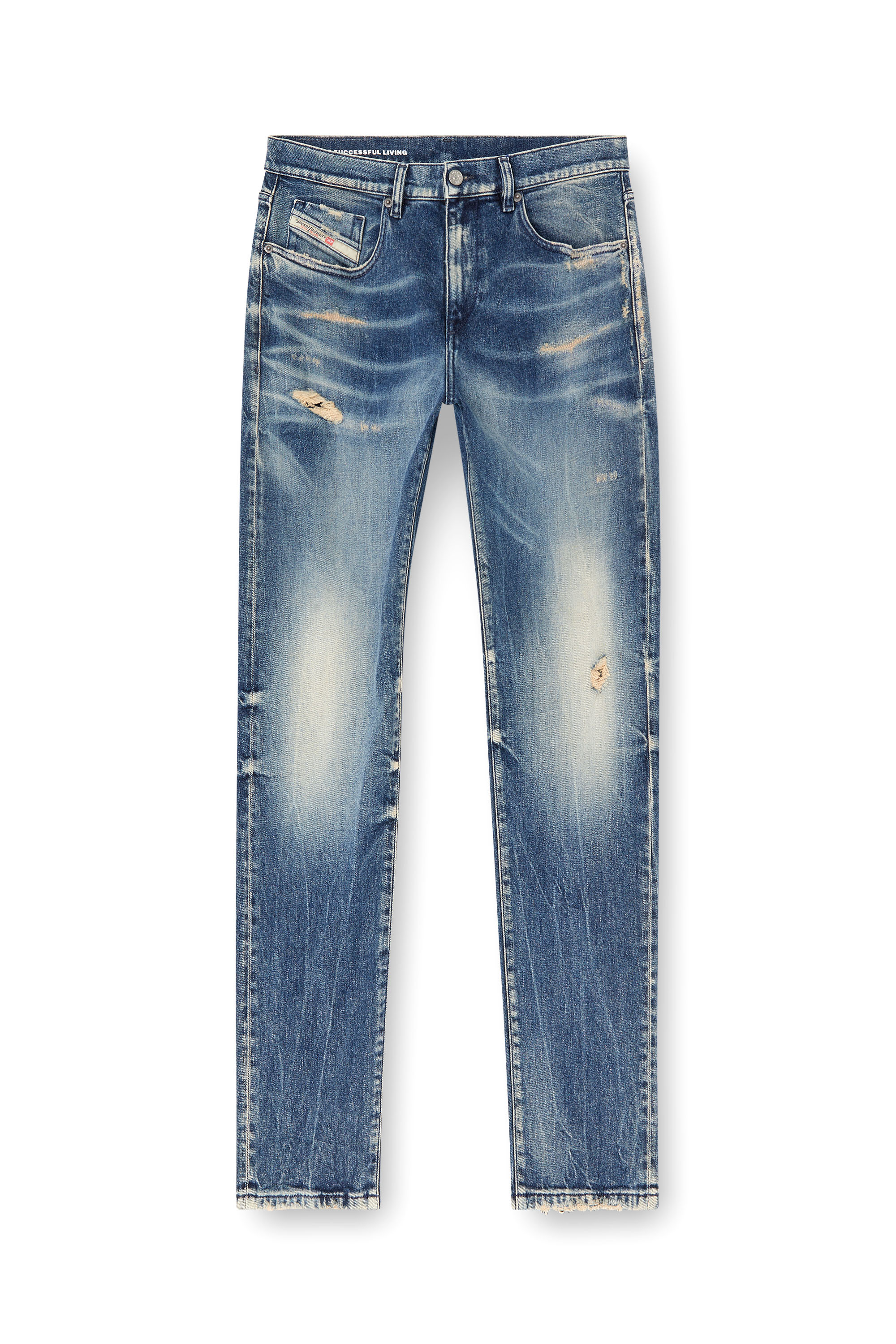 Diesel - Herren Slim Jeans 2019 D-Strukt 007Y6, Dunkelblau - 3