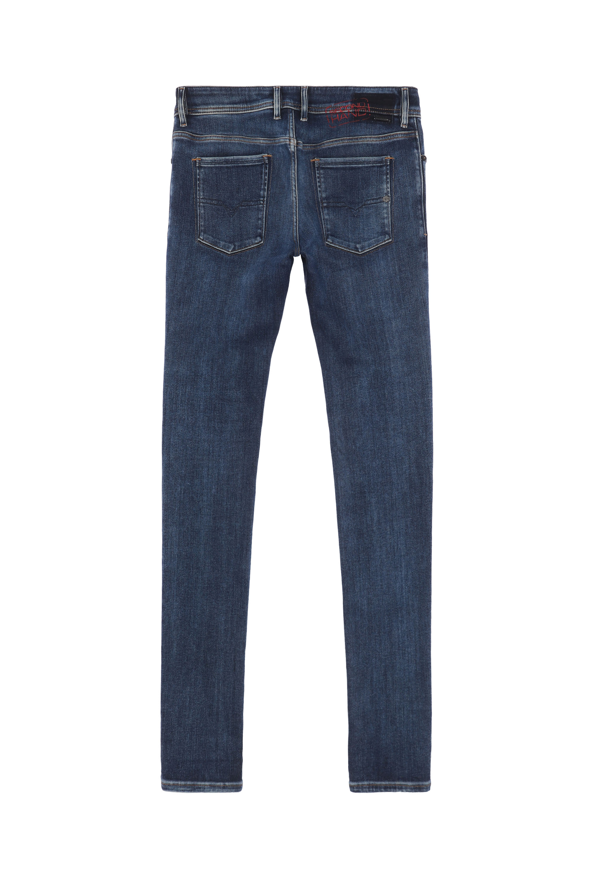 Diesel - SLEENKER, Herren Diesel Herren - Jeans Mittelblau in Dunkelblau - 2