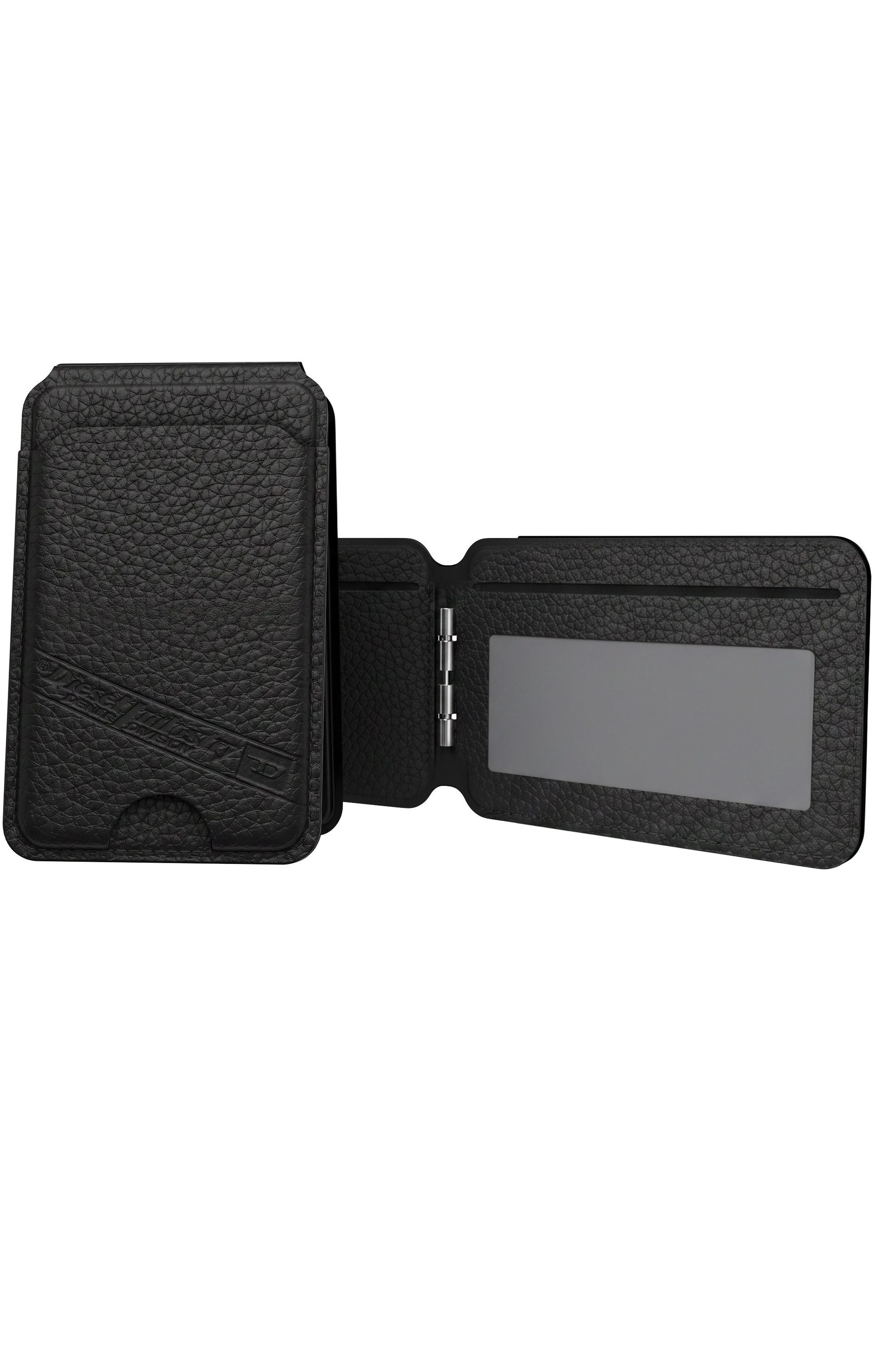 Diesel - 60649 CARD HOLDER, Unisex Flag D MagSafe-Kartenhalter in Schwarz - 5