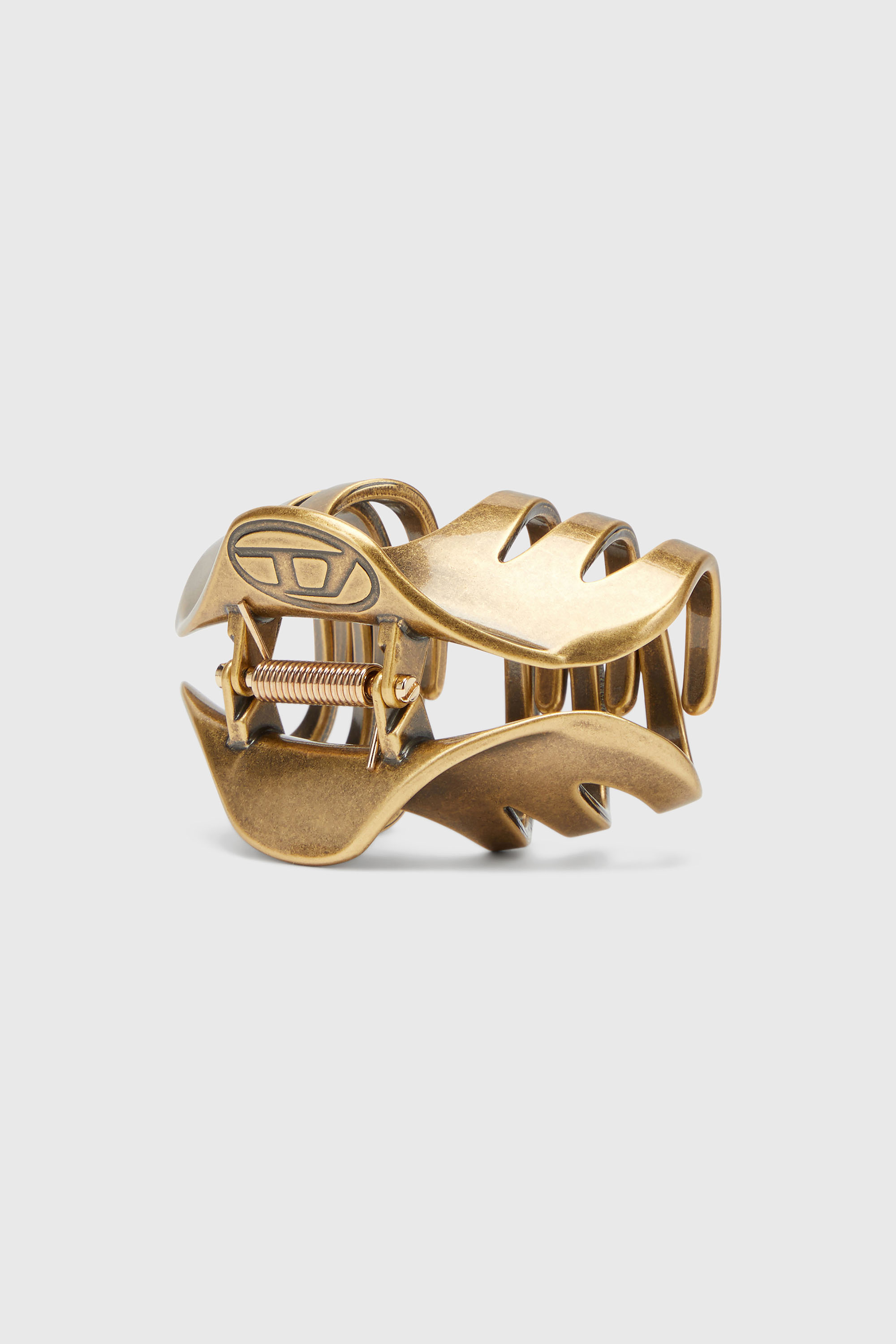 Diesel - TALON CLIP II, Damen Metal claw hair clip

Metall-Haarspange mit Kralle in Gold - 1